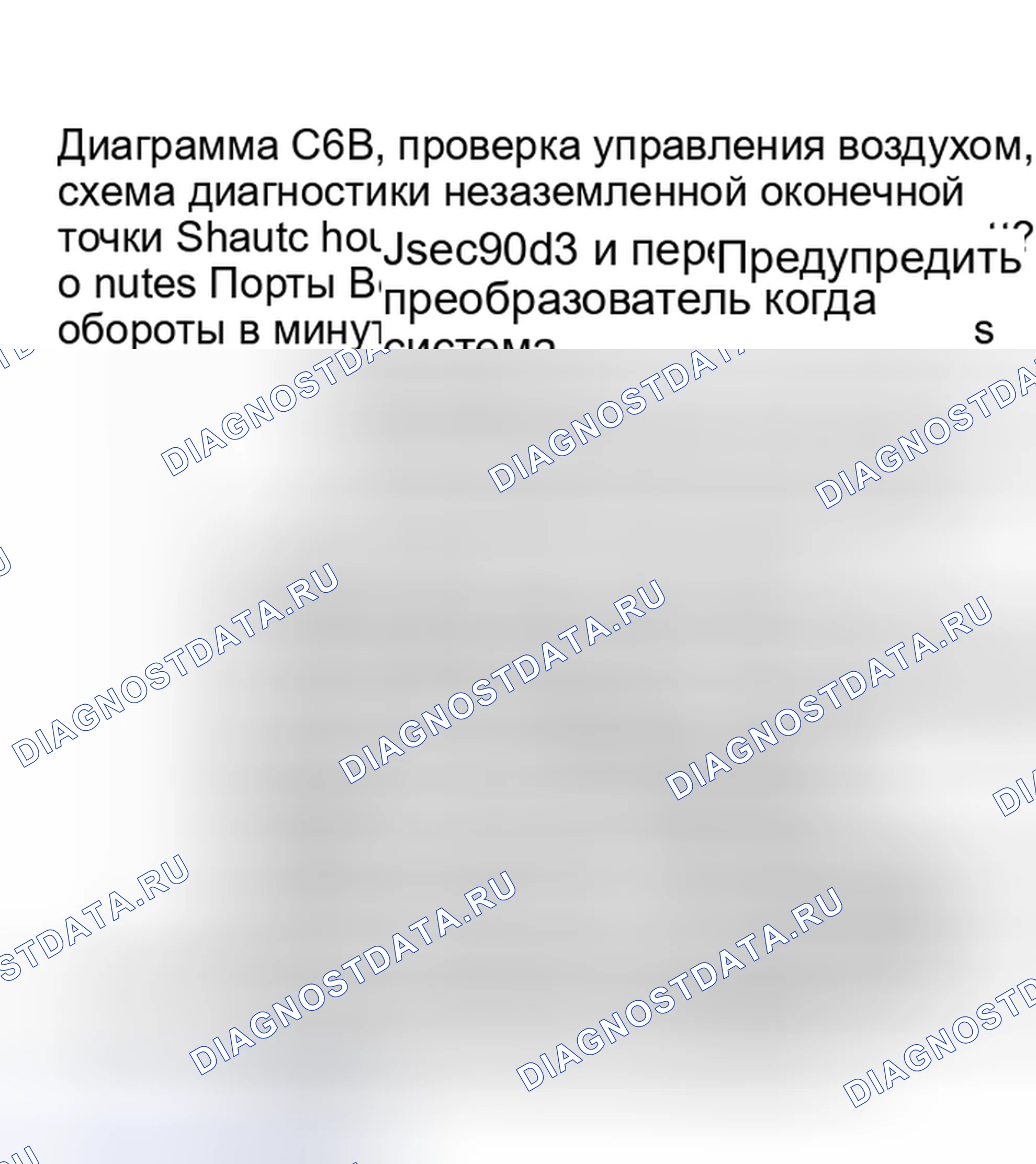 Рис. 249: Диаграмма C6B. Проверка управления воздушным движением (1 из 3). Pontiac Firebird III