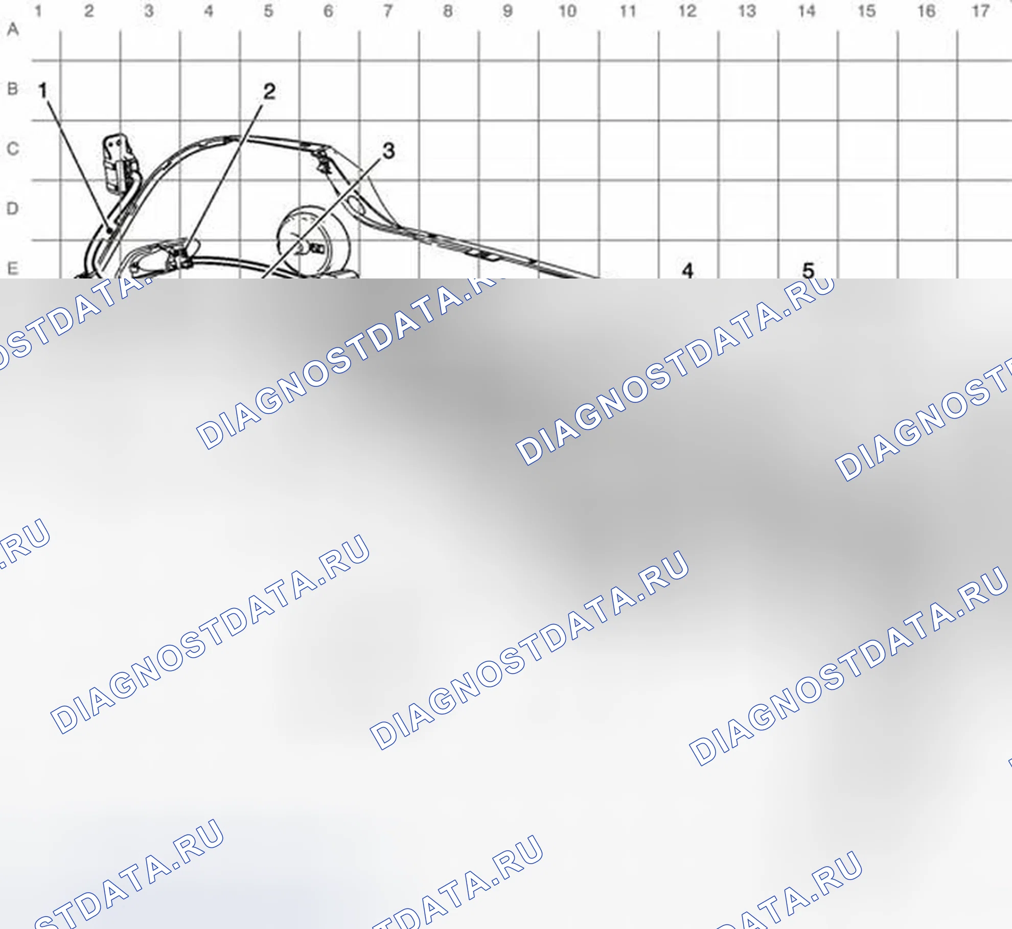 Рис. 32: Кабельная проводка прицепа и задней боковой лампы-маркера. Chevrolet Captiva I рестайлинг