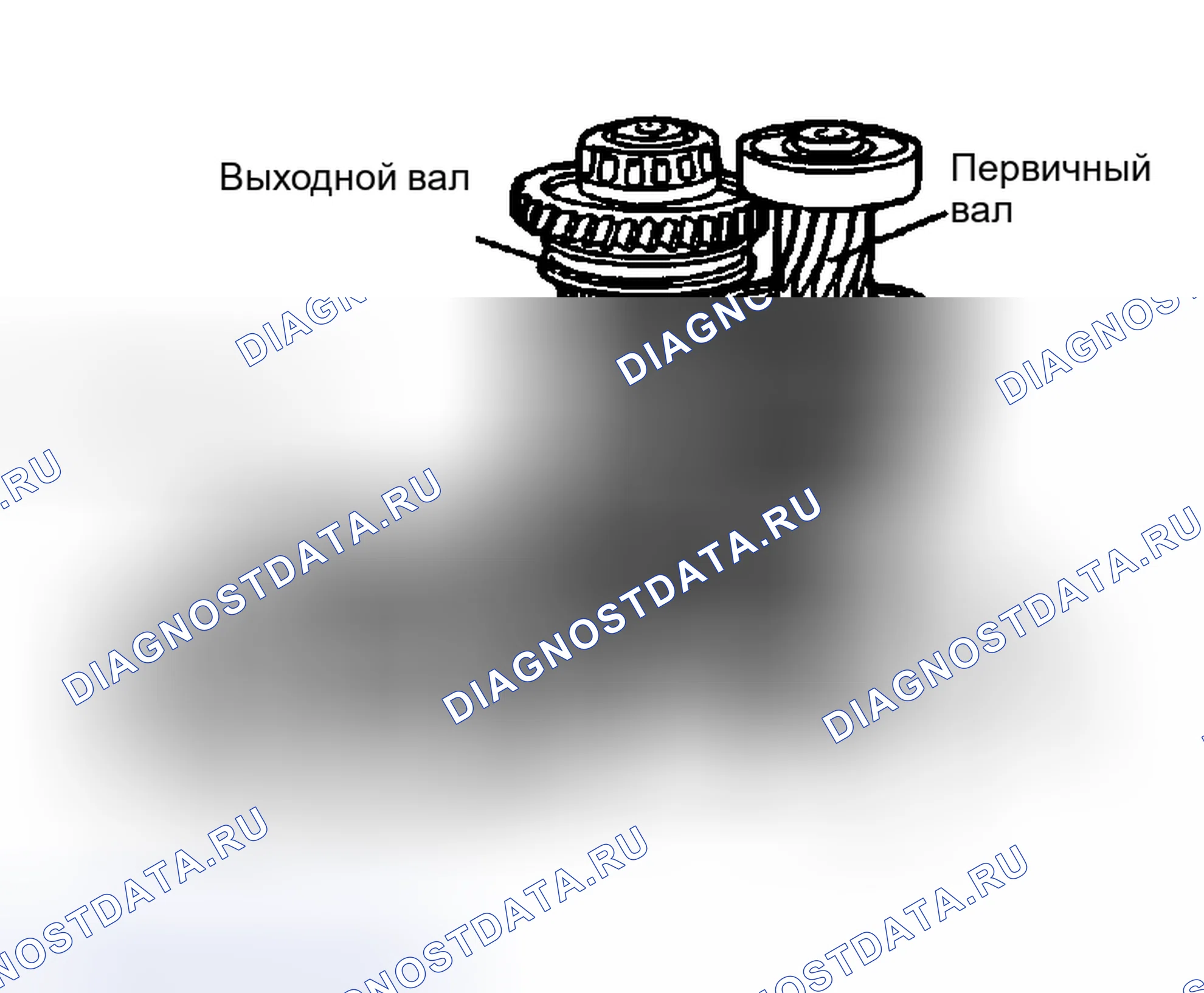 Рис. 49: Демонтаж дифференциала / выходного вала / входного вала. Chrysler Sebring II