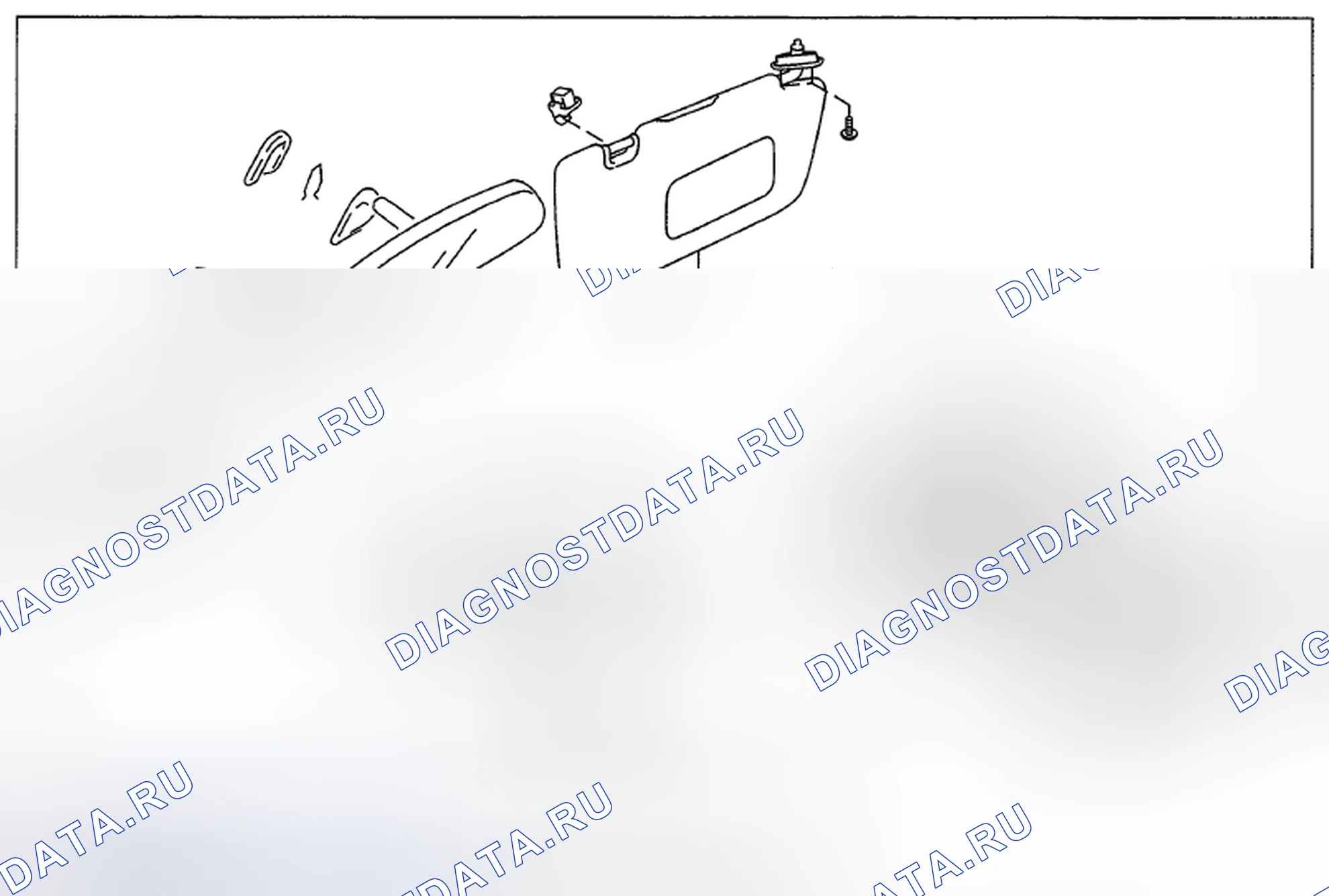 Рис. 184: ВНУТРЕННИЕ ЧАСТИ ПОМЕЩЕНИЯ. Subaru Impreza GH