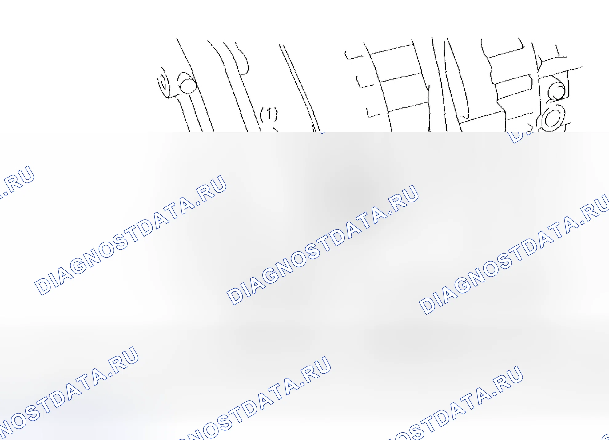 Рис. 707: ДАТЧИК ЧАСТОТЫ ВРАЩЕНИЯ ТУРБИНЫ ГИДРОТРАНСФОРМАТОРА. Subaru Impreza WRX GD/GG рестайлинг