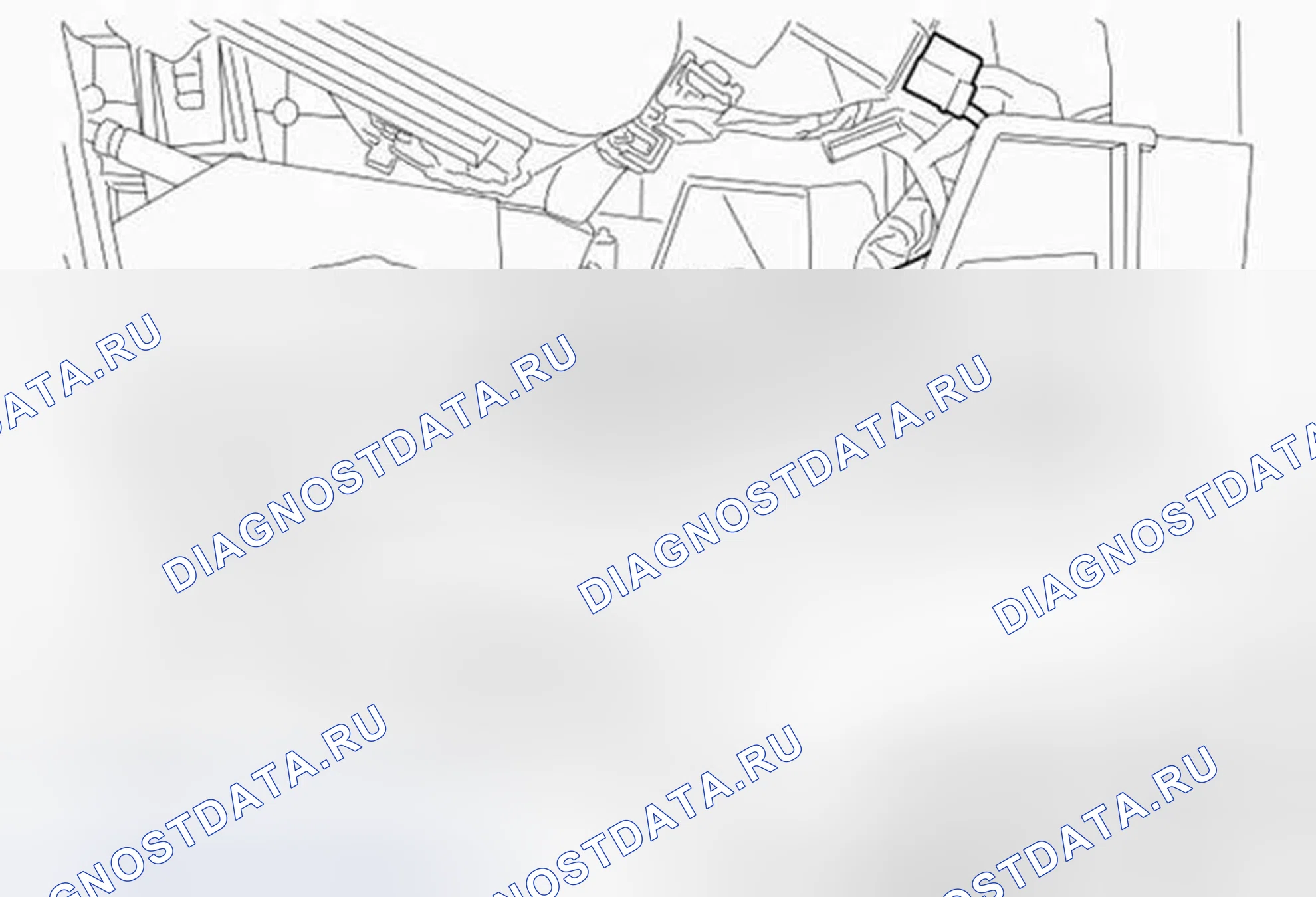 Рис. 76: Прокладка USB-кабеля Mkx с 8-дюймовым экраном - консоль. Ford Edge I рестайлинг