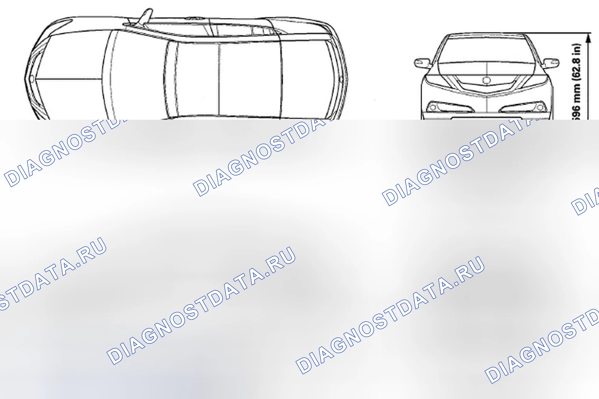 Рис. 1: Характеристики кузова. Acura ZDX I