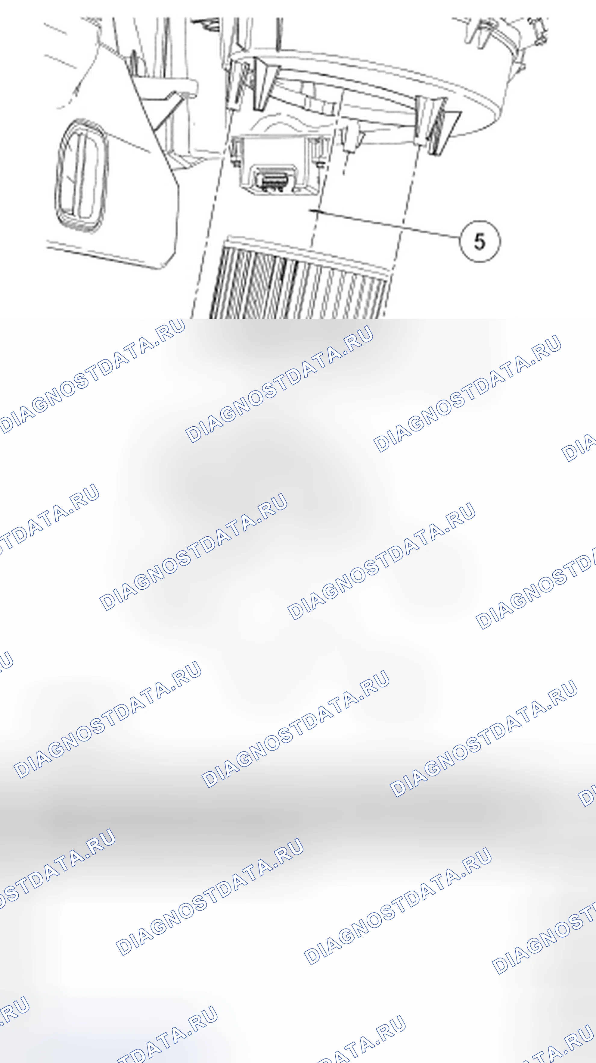 Рис. 5: Электродвигатель воздуходувки. Ford Freestyle I