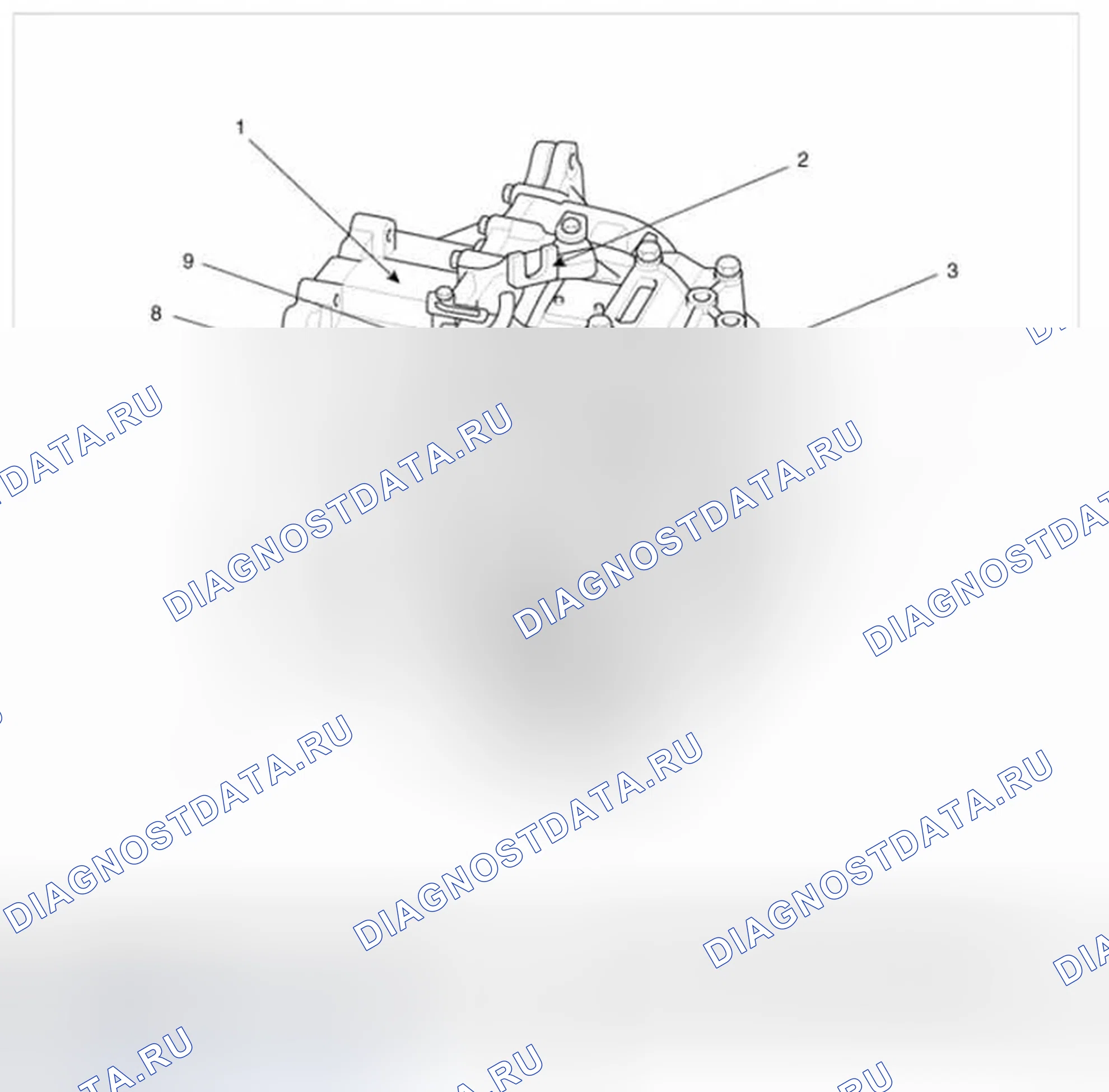 Рис. 686: Расположение компонентов. Hyundai Sonata VI