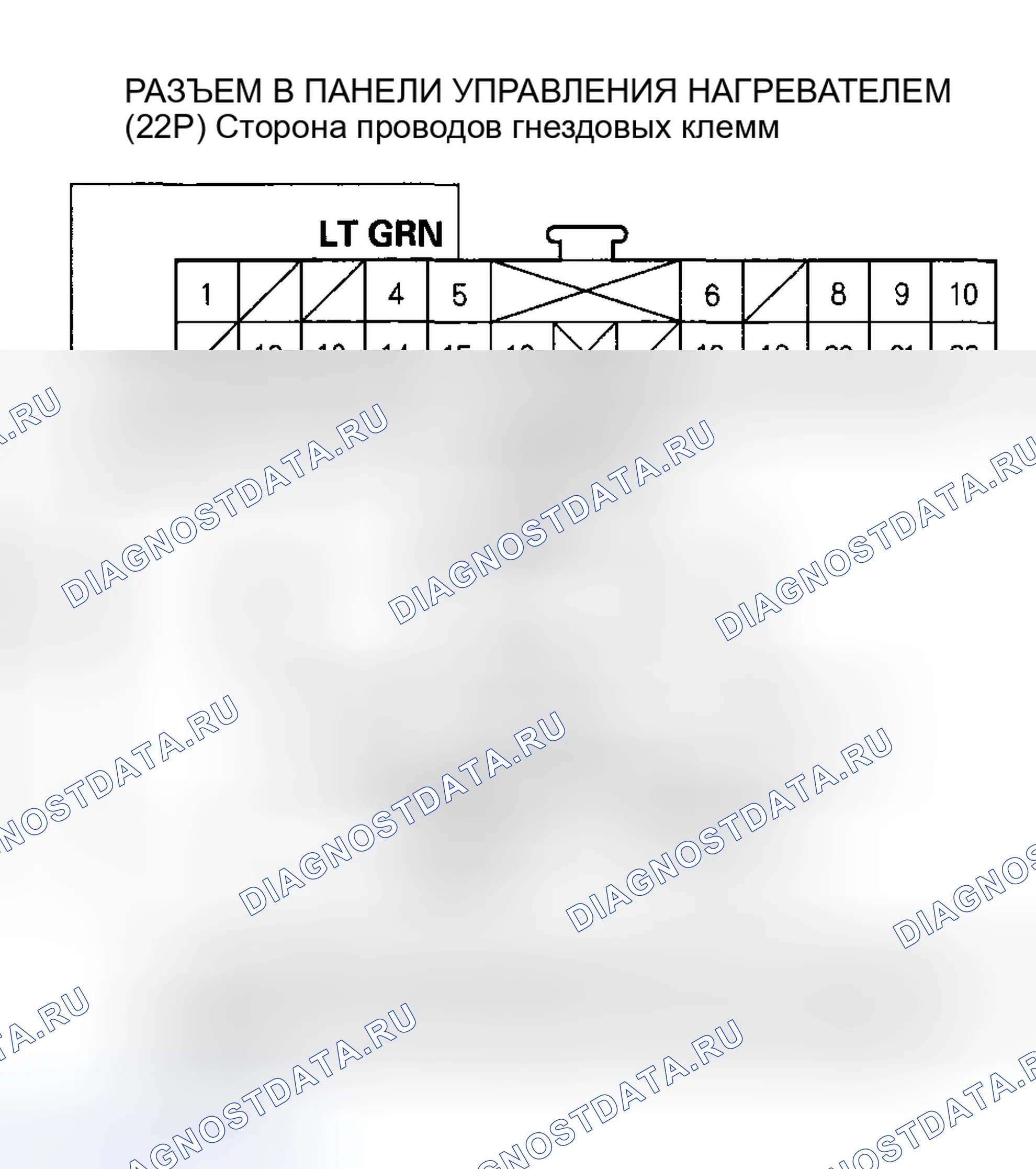 Рис. 12: Индикатор расшифровка кода ошибки I: разомкнутый в цепи двигателя управления смешиванием воздуха. Honda Insight I