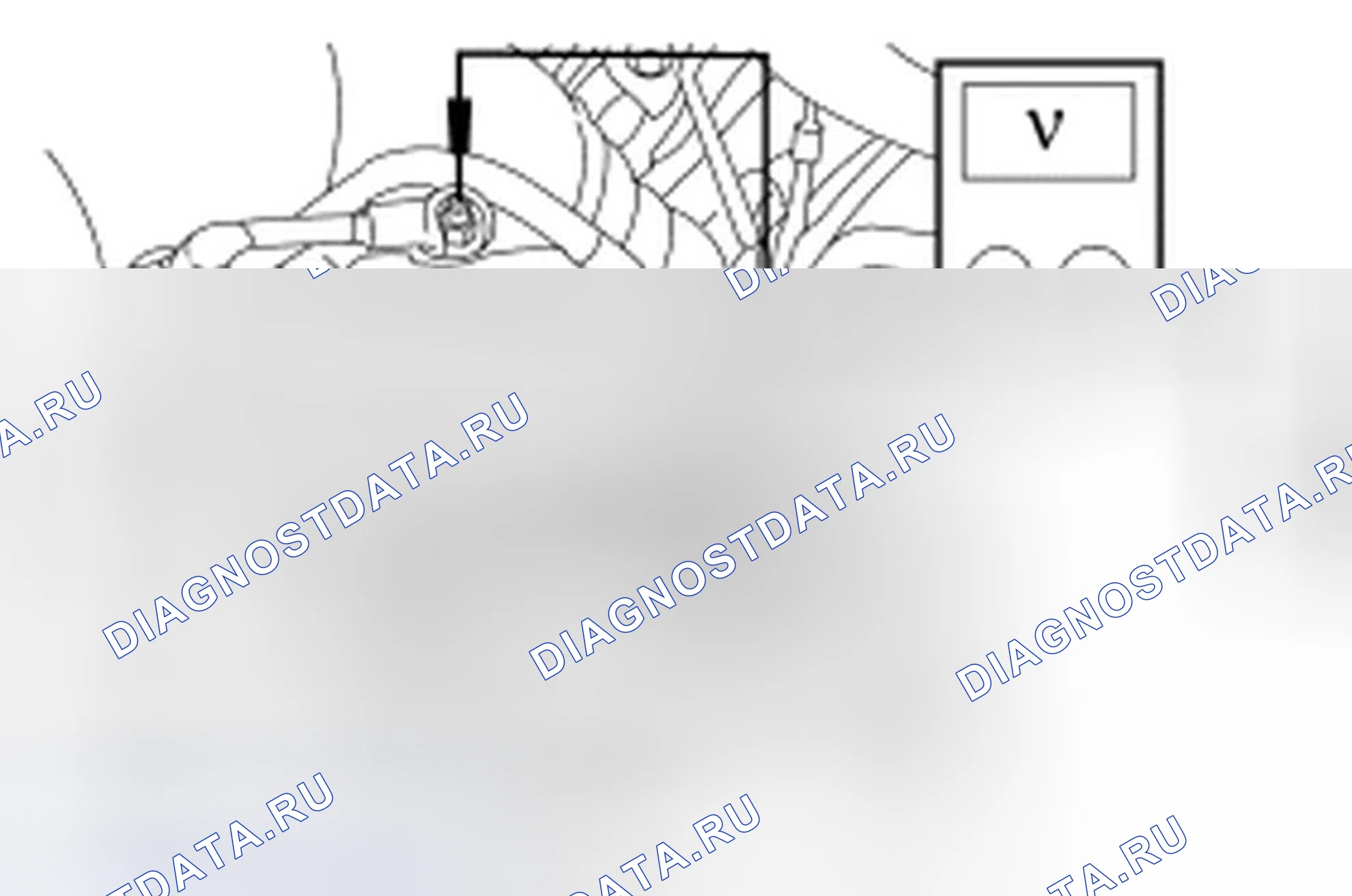 Рис. 12: диагностический тест D: расшифровка кода ошибки P0625 ИЛИ P0626. Ford Taurus VI