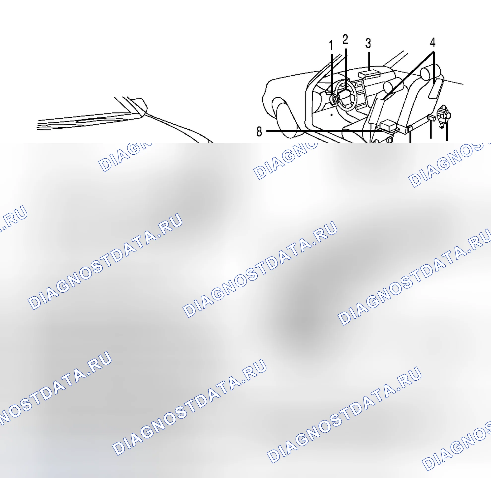 Рис. 17: РАСПОЛОЖЕНИЕ КОМПОНЕНТОВ. Infiniti G35 III