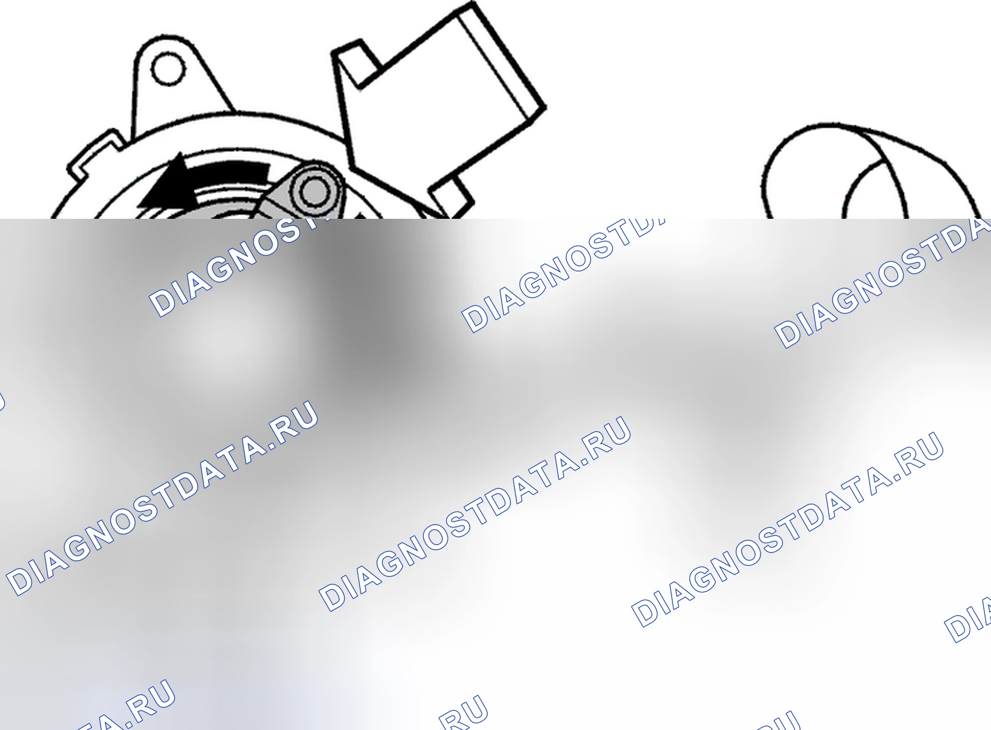 Рис. 31: Сброс катушки контактов. Volvo C70 I