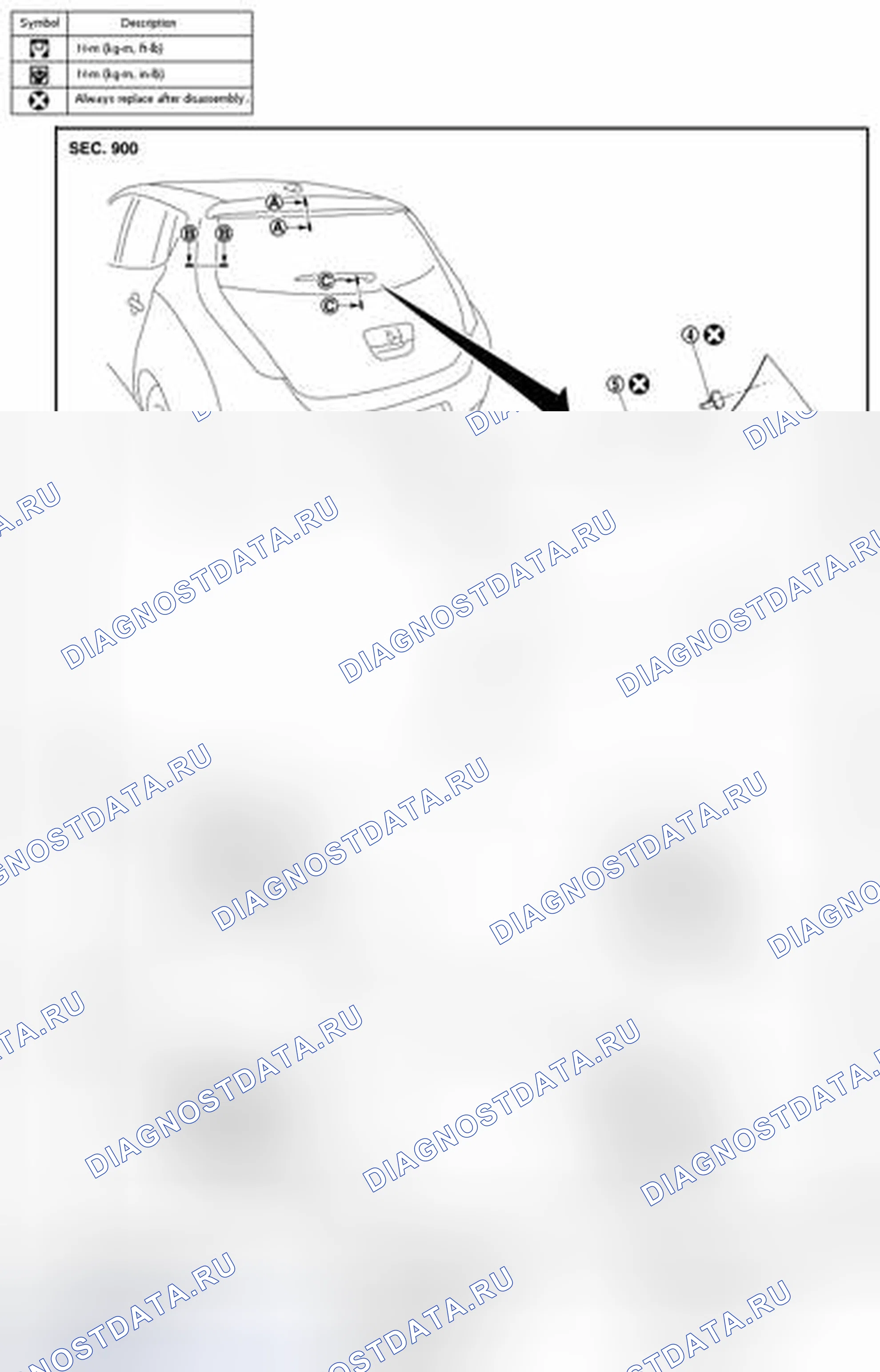 Рис. 33: Разнесенный вид. Nissan Leaf I