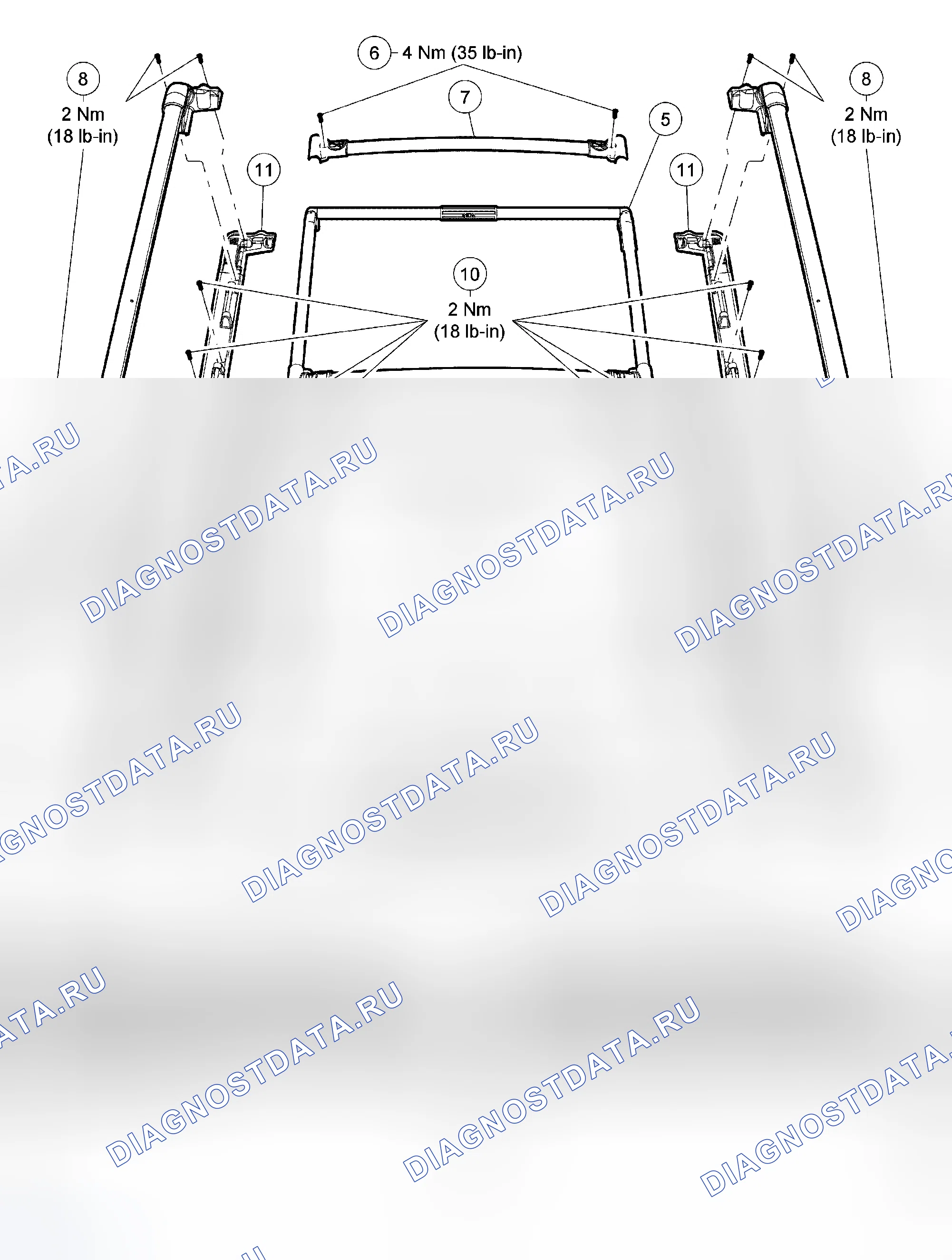 Рис. 18: Кровельный стеллаж. Ford Escape I рестайлинг