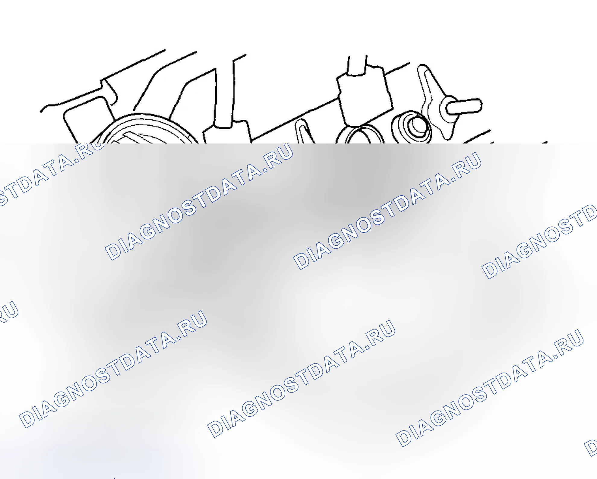 Рис. 32: Проверка компрессии двигателя. Honda Pilot I