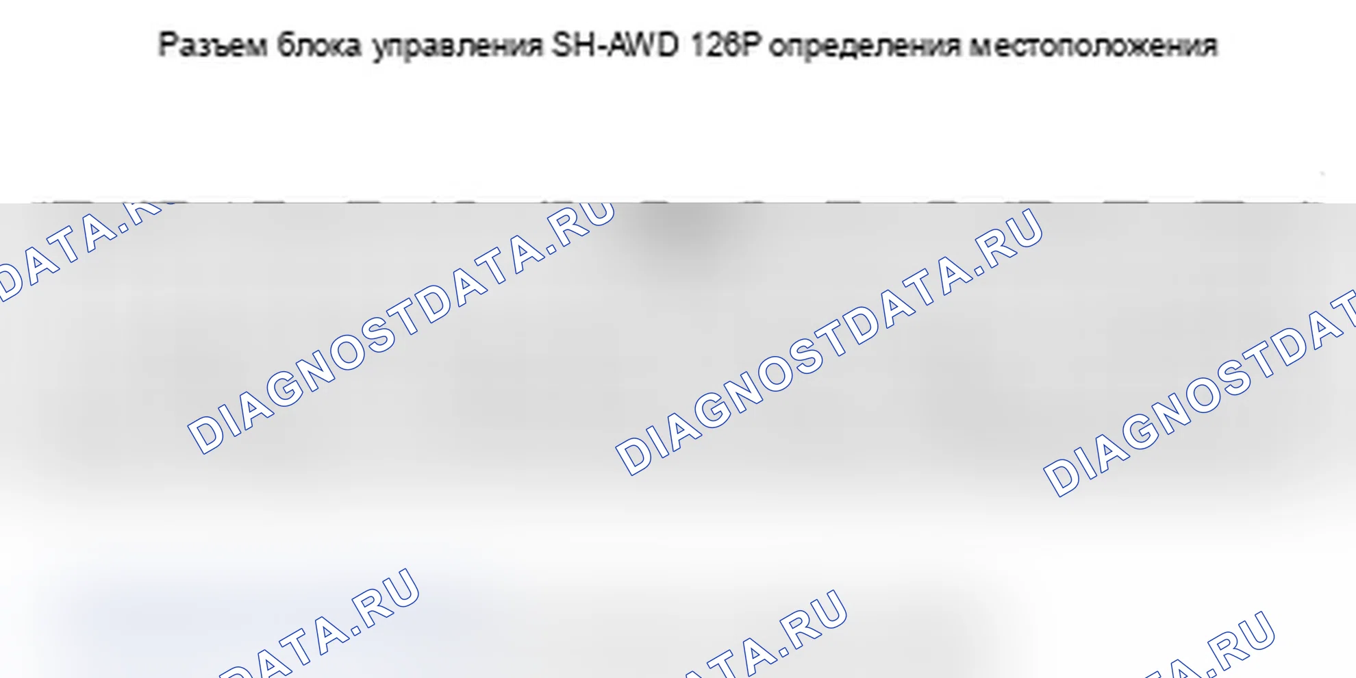 Рис. 24: Входы и выходы блока управления SH-AWD. Acura RL II рестайлинг