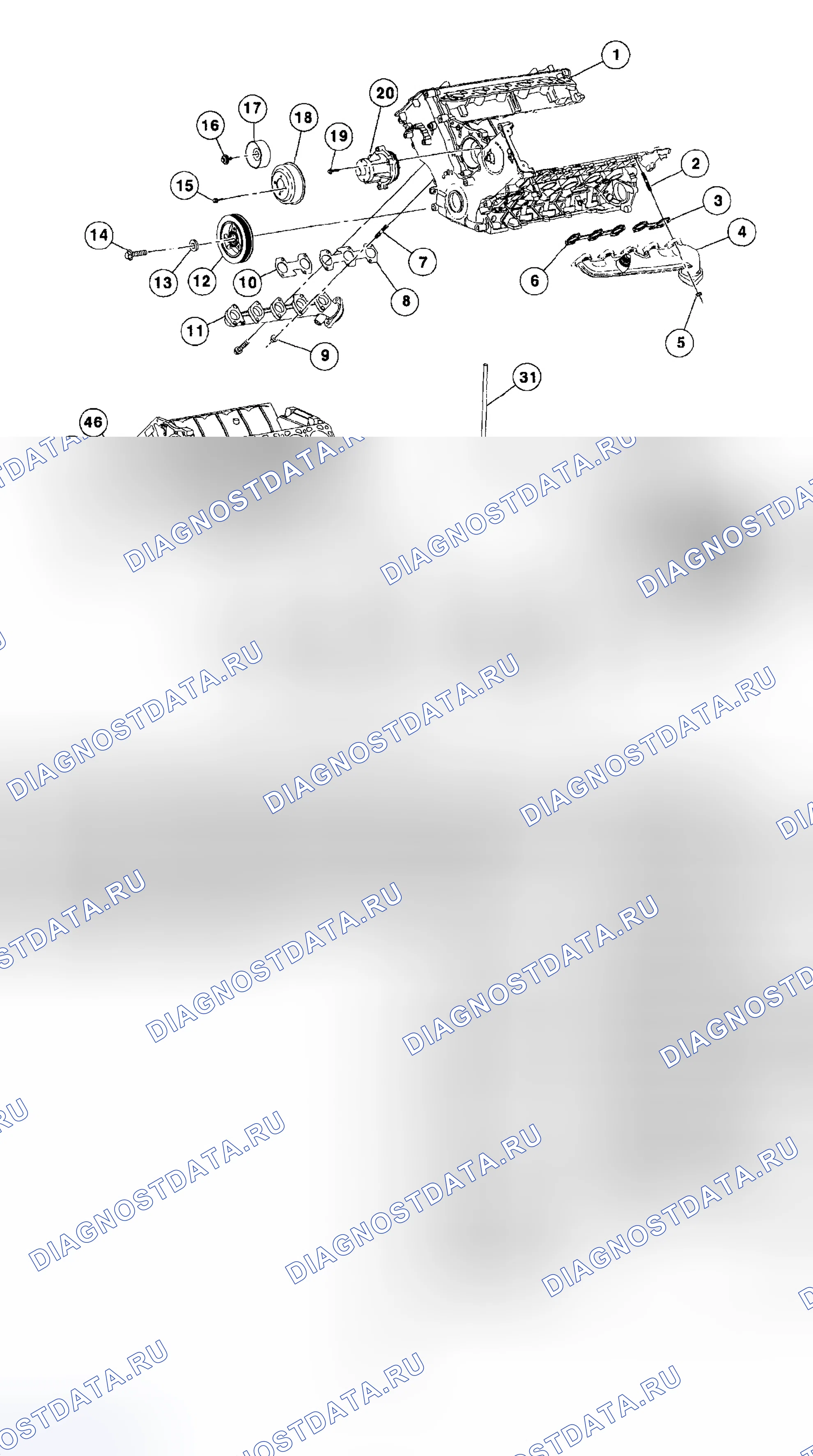 Рис. 3128. Ford Pickup F250 Super Duty I