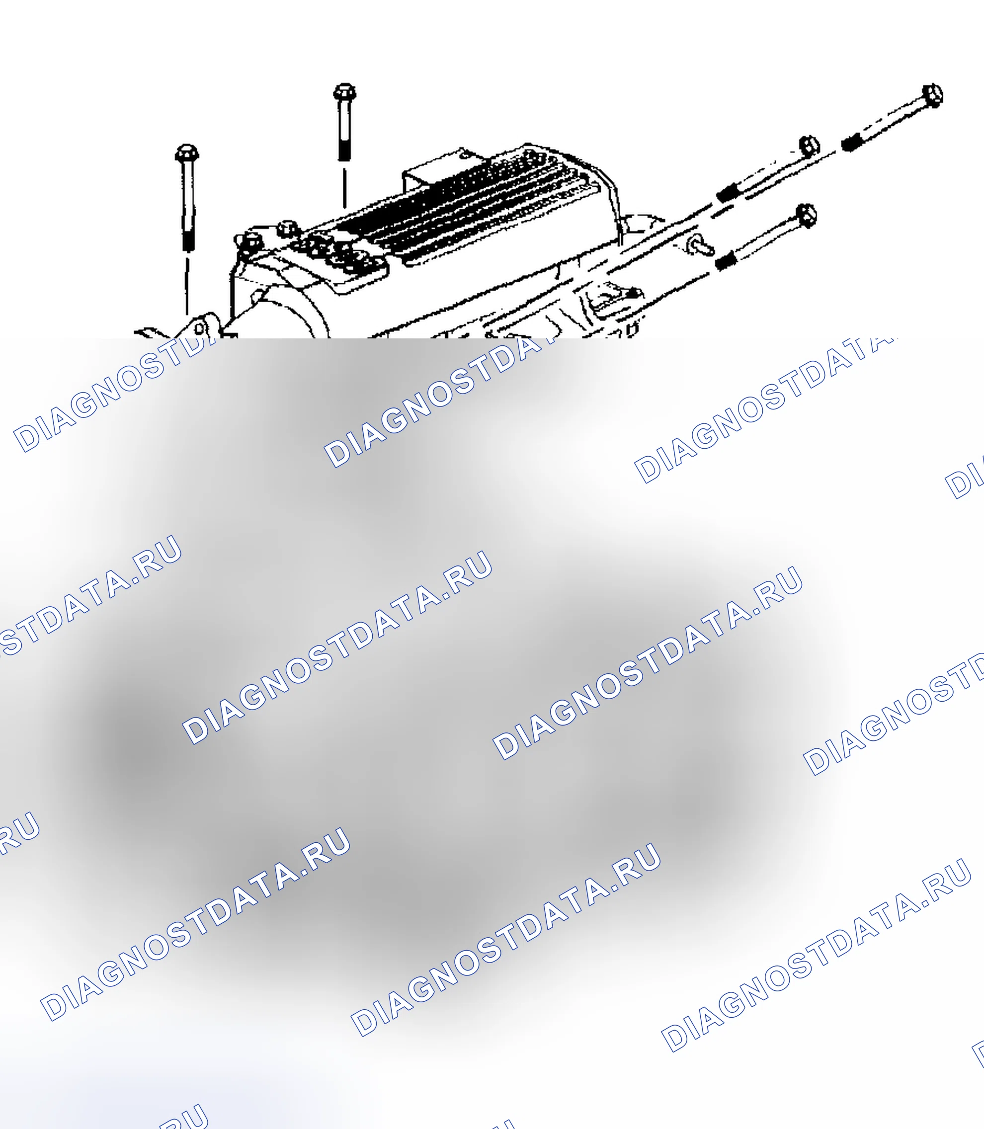 Рис. 468: Монтаж впускного коллектора - верхний (F). Hyundai Veracruz I
