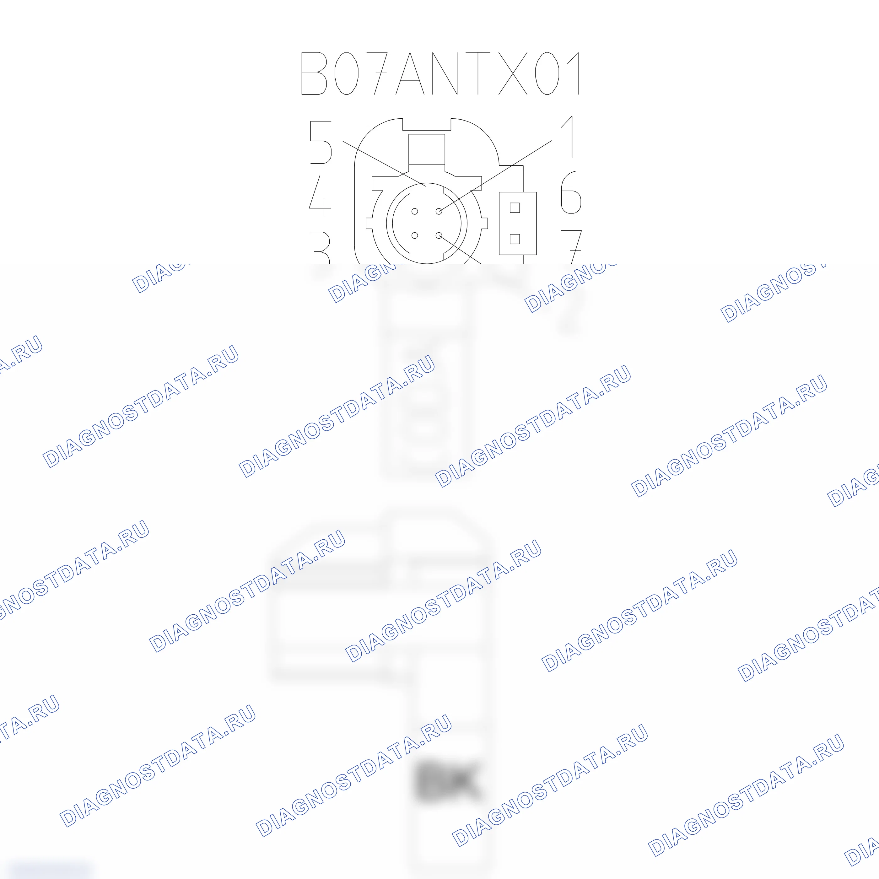 Распиновка разъёма 8V1 035 750 — внешний вид и расположение контактов. Porsche 718 Cayman 982