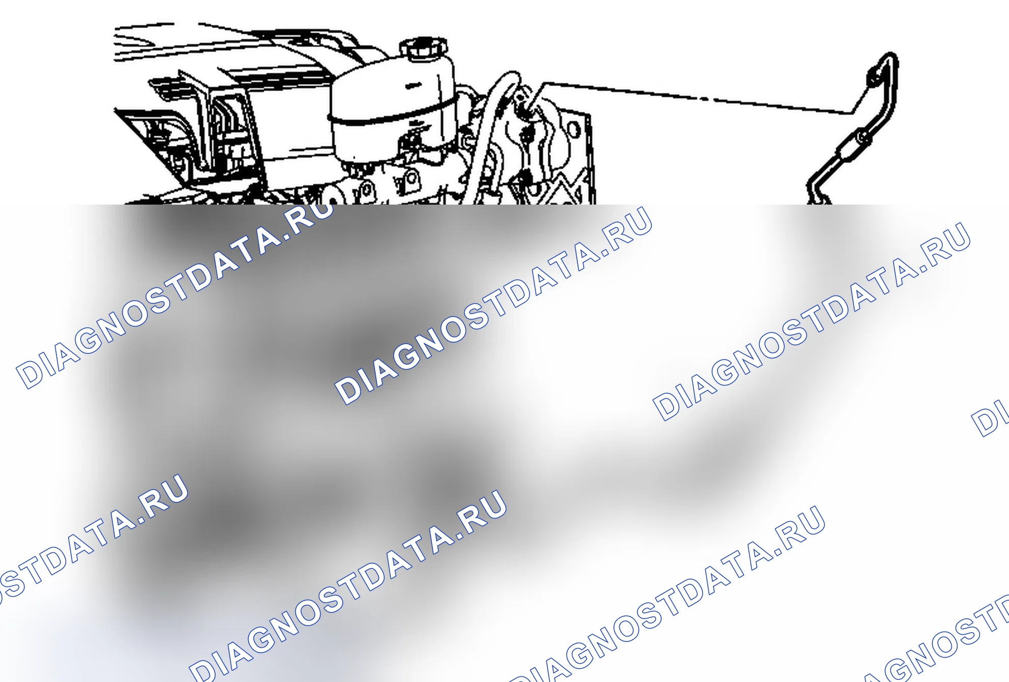 Рис. 26: Замена впускной трубы/шланга усилителя рулевого управления (L96). GMC Sierra 2500 HD 