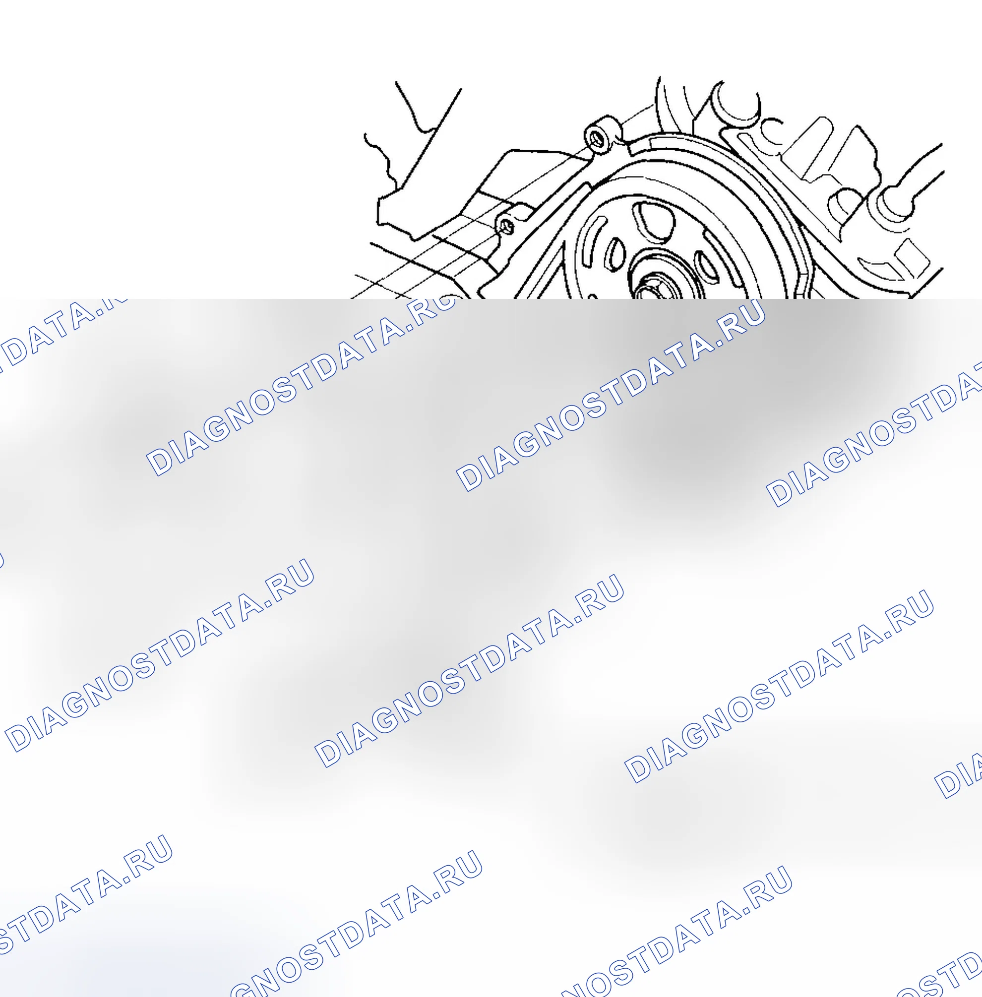 Рис. 340: Проверка ремня ГРМ. Honda Odyssey I