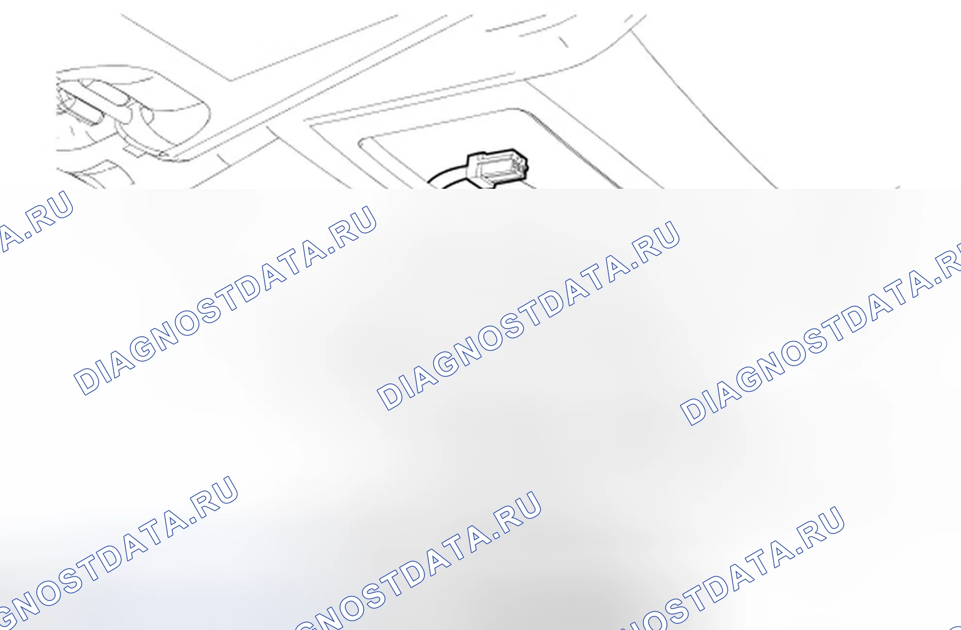 Рис. 23: Внутренняя лампа. Ford Focus II рестайлинг