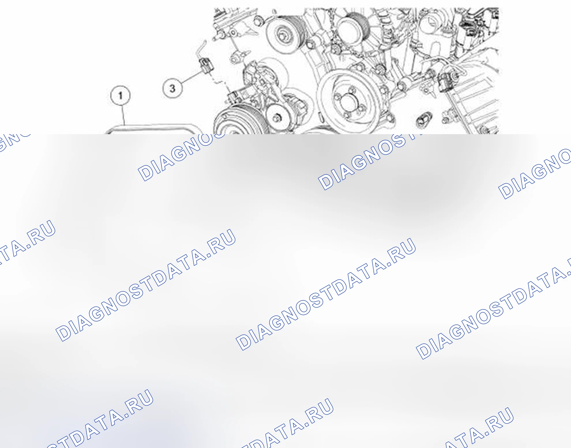Рис. 62: Выпускной коллектор - правый. Mazda 2 I рестайлинг