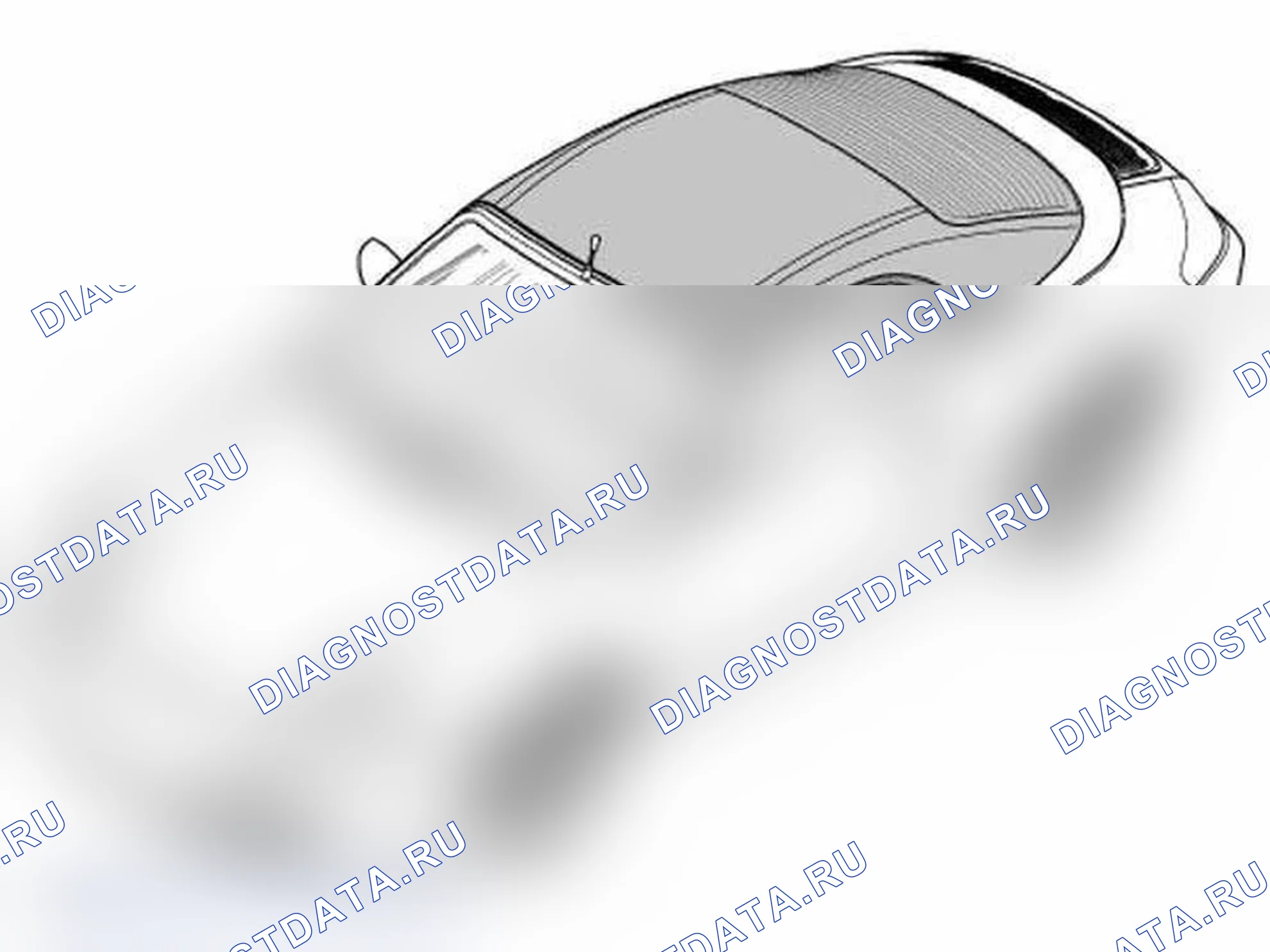 Рис. 101: Регулировка жесткого верха. Porsche 911 GT3 996 рестайлинг