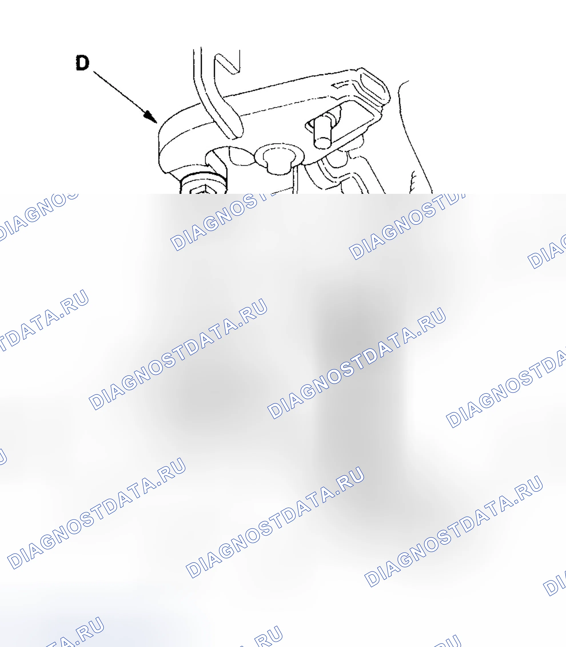 Рис. 482: Снятие рычага переключения передач. Honda Odyssey II
