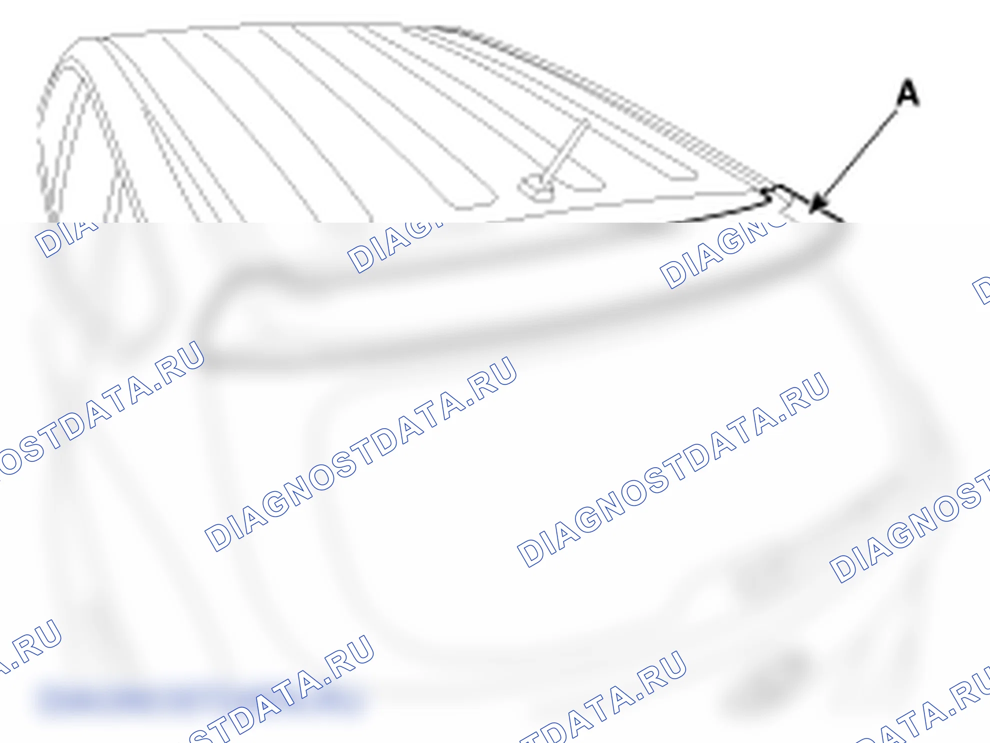 Задний спойлер. Hyundai Santafe Sport DMA
