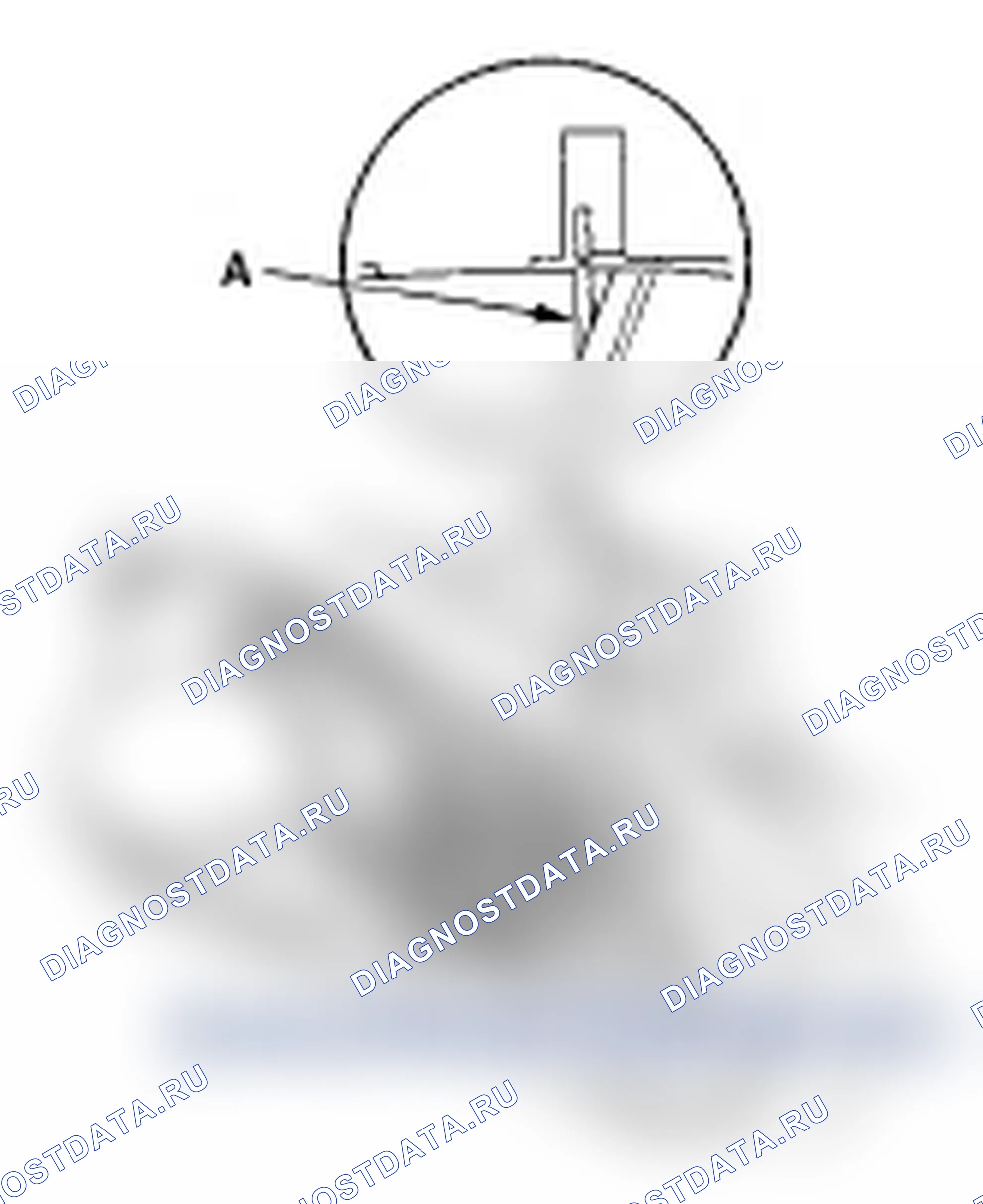 Рис. 14: Проверка автоматического натяжителя приводного ремня. Acura RL II