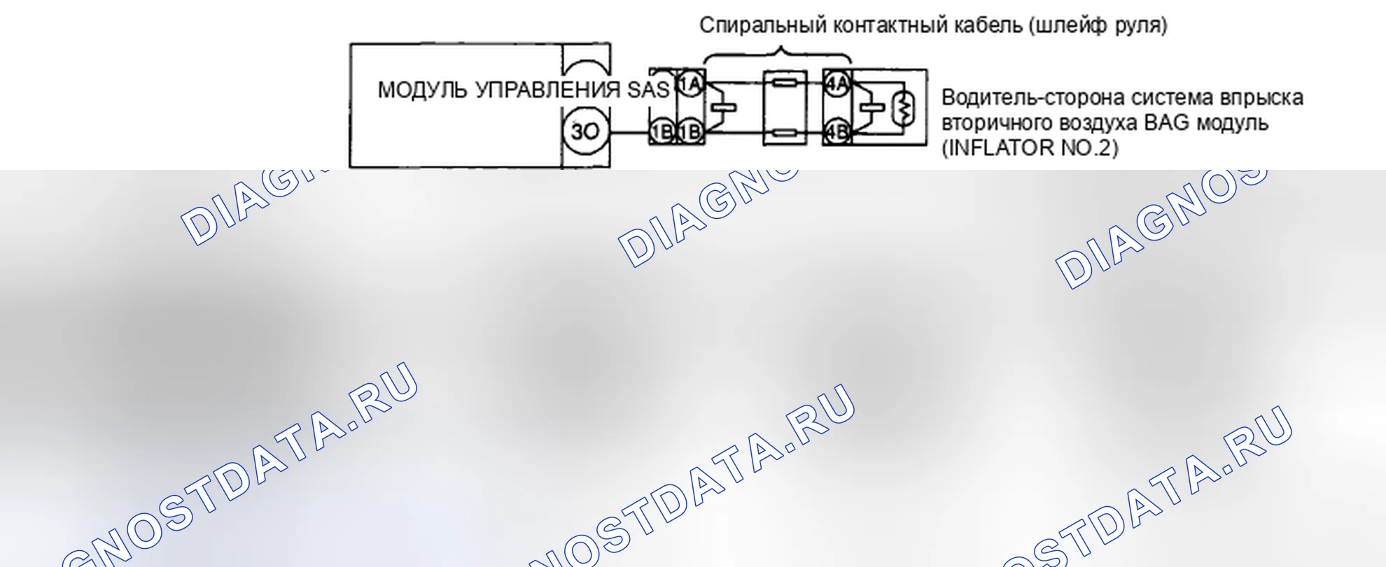 Рис. 70: электросхема системы. Mazda 6 GH рестайлинг