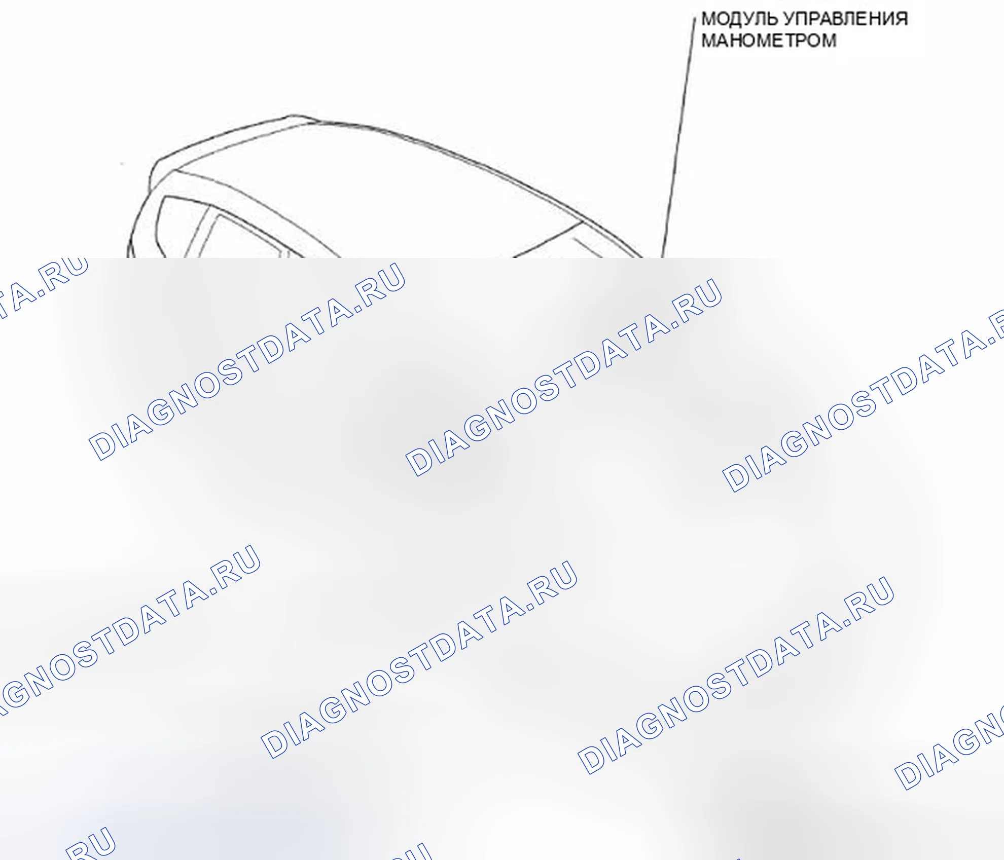 Рис. 1: Указатель расположения компонентов. Honda Fit GE