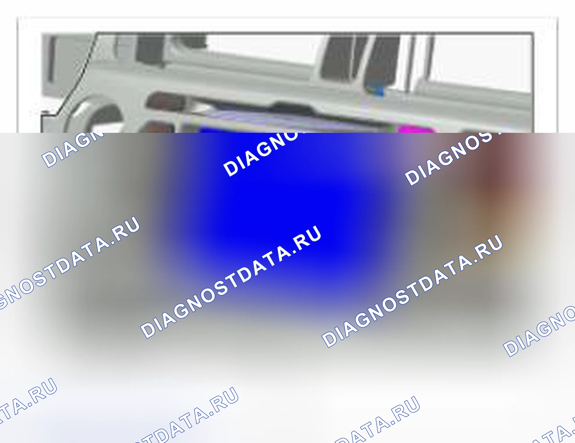 Рис. 48: Головной блок AVN. BMW 6 серия F06/F13/F12