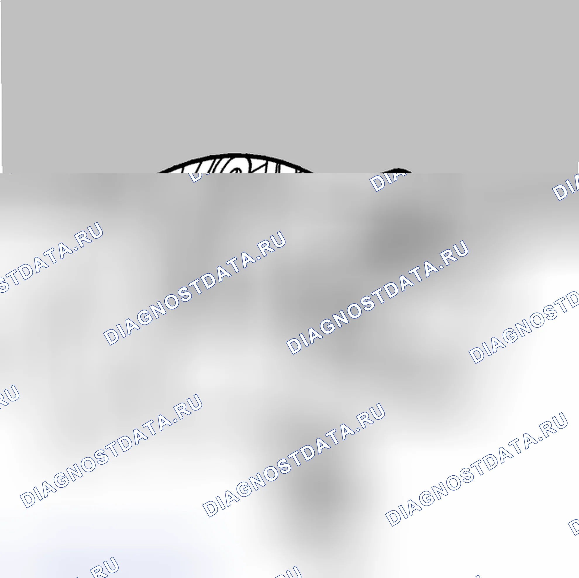 Рис. 41: Снятие натяжного носового уплотнения, концевая часть. Volvo C70 I