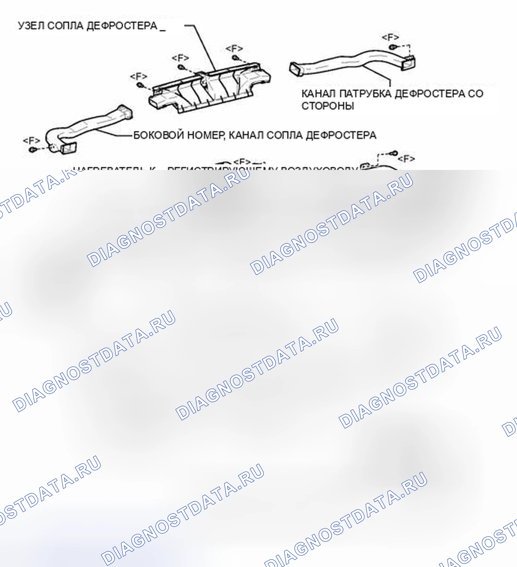 Рис. 281: ИЛЛЮСТРАЦИЯ. Toyota Camry XV40 рестайлинг