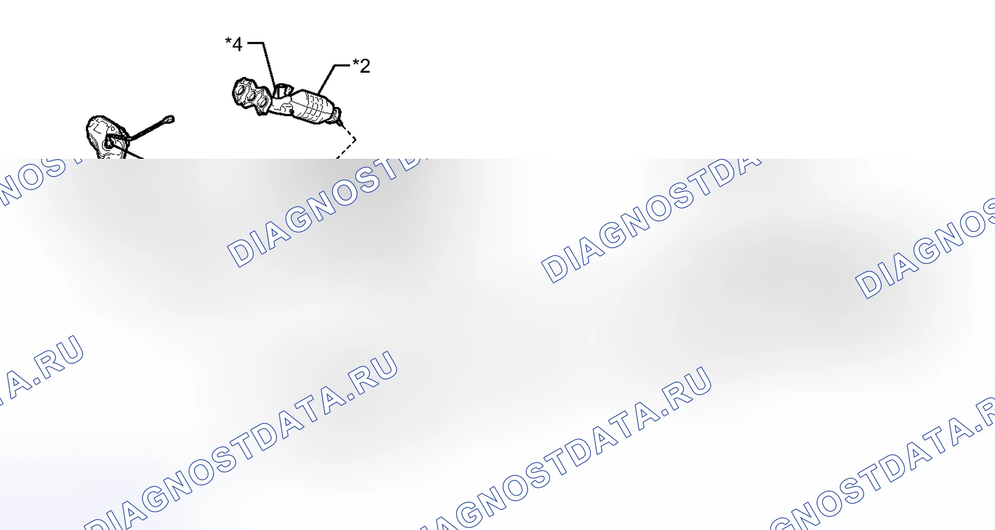 Рис. 483: РАСПОЛОЖЕНИЕ КАТАЛИЗАТОРА. Toyota Venza I