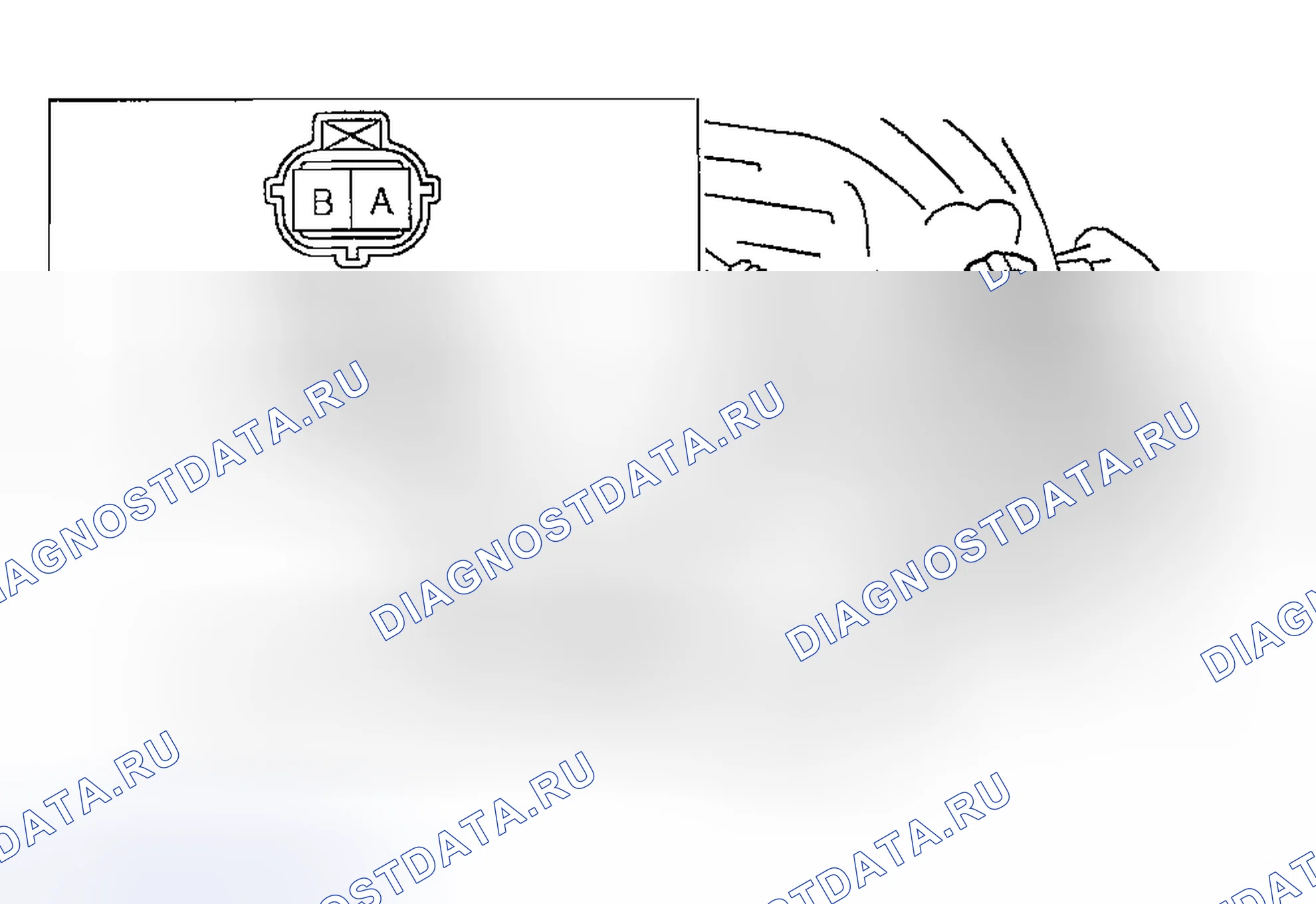 Рис. 133: Проверка сопротивления. Mazda MPV II рестайлинг
