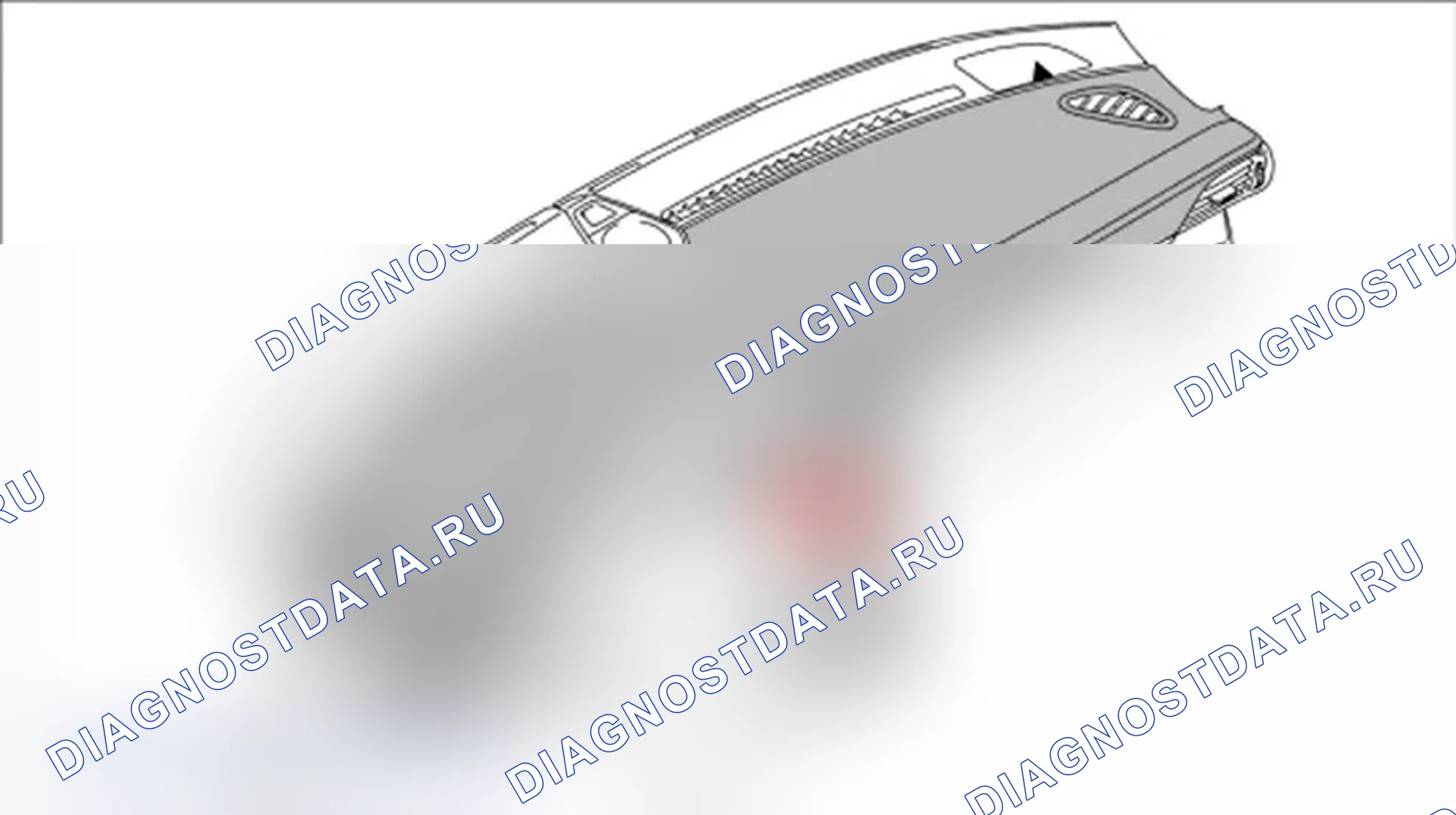 Рис. 53: Удаление держателя устройства. Porsche 911 GT3 997
