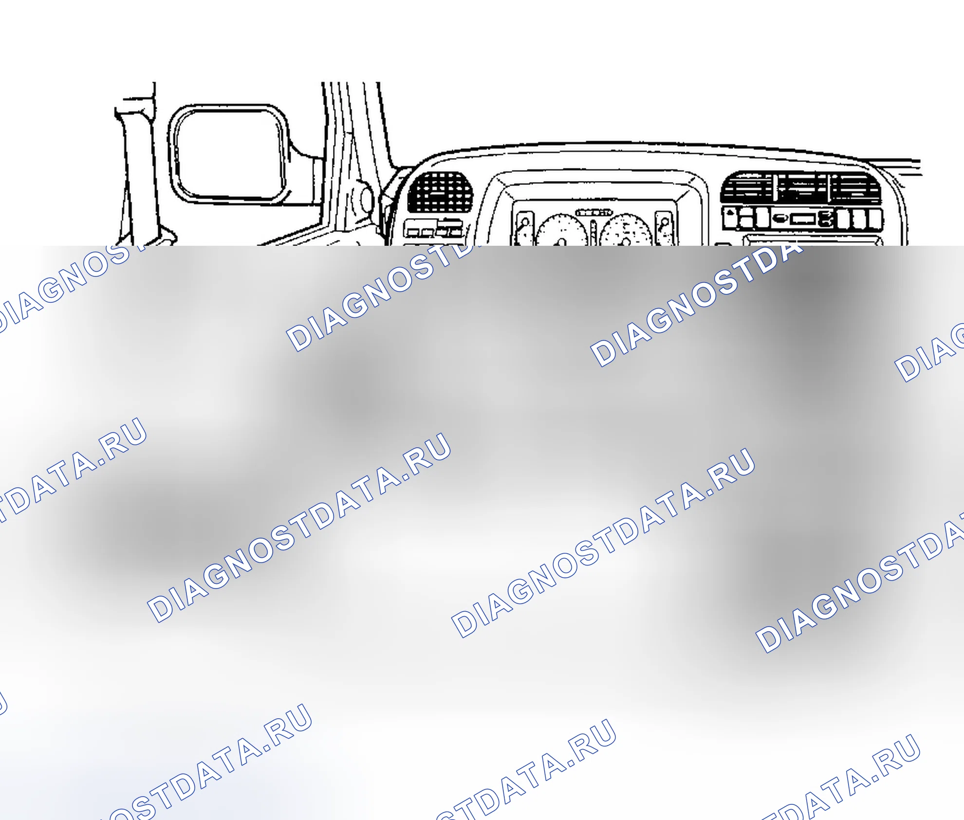 Рис. 42: Переключатель режимов ЗИМА. Isuzu Trooper II