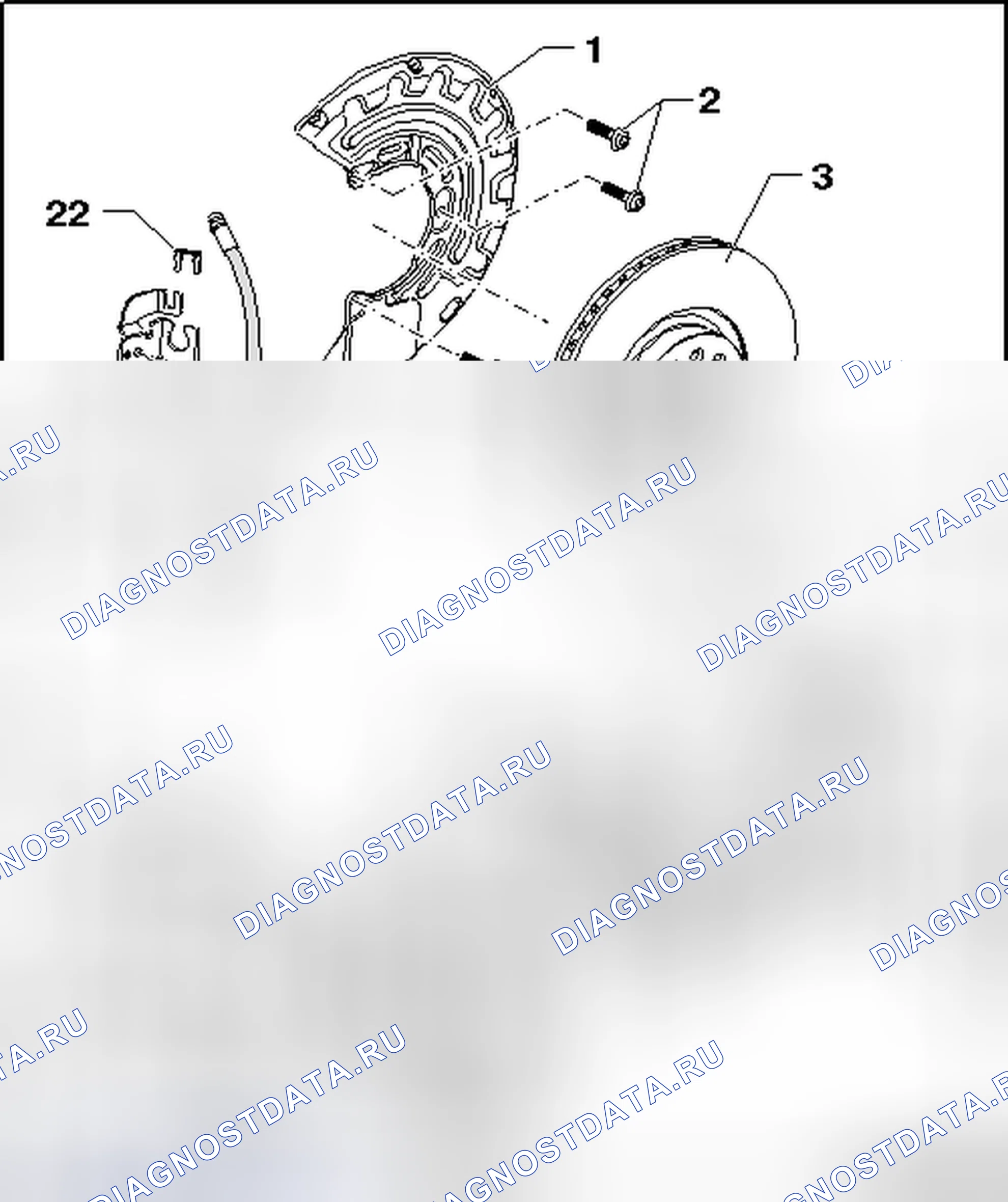 Рис. 68: ОБЗОР ПЕРЕДНИХ ТОРМОЗОВ В СБОРЕ, Fnr-G. Volkswagen Passat B6