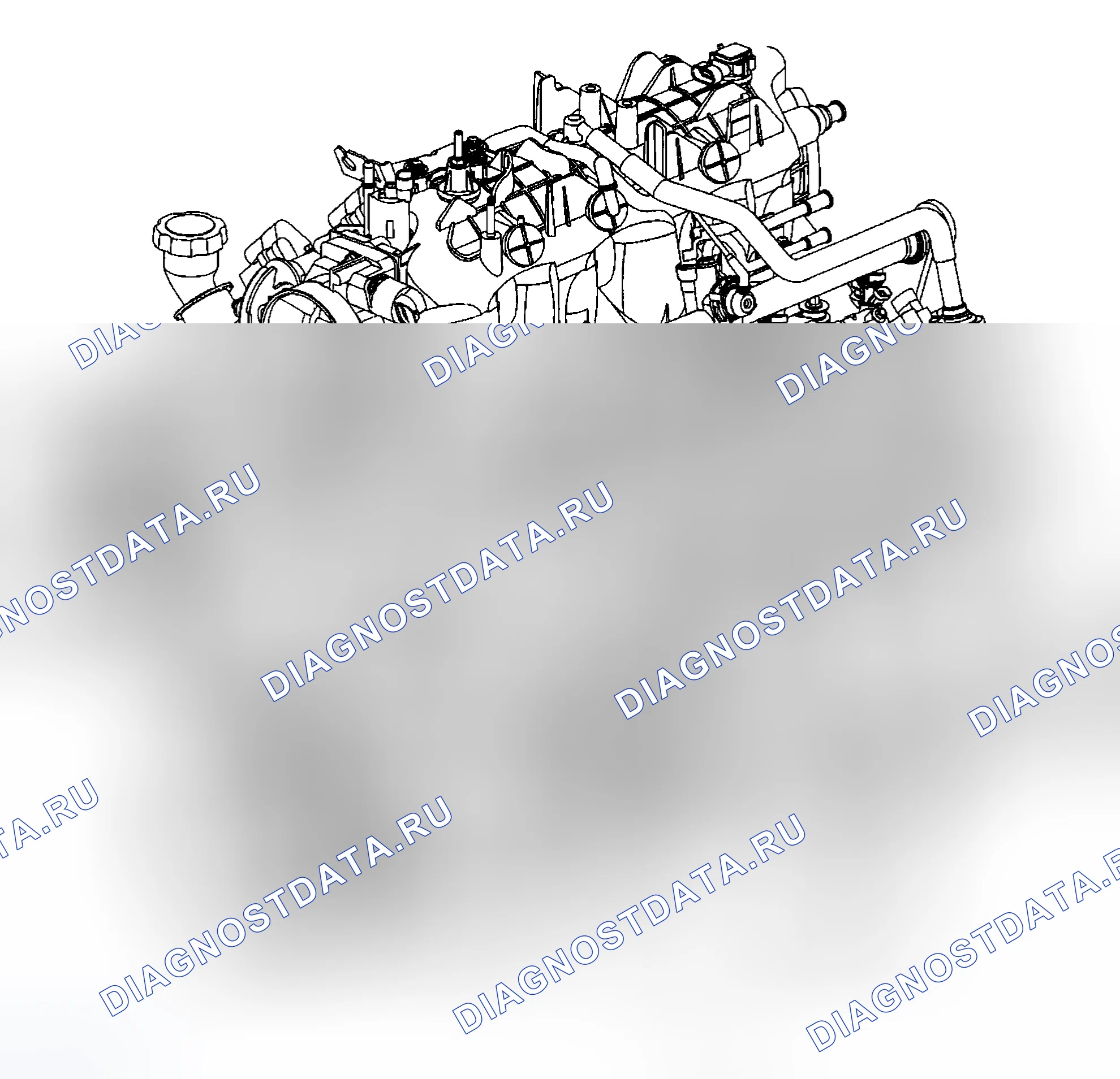 Рис. 300: Описание компонентов двигателя. GMC Cab & Chassis Sierra 3500 GMT800 early