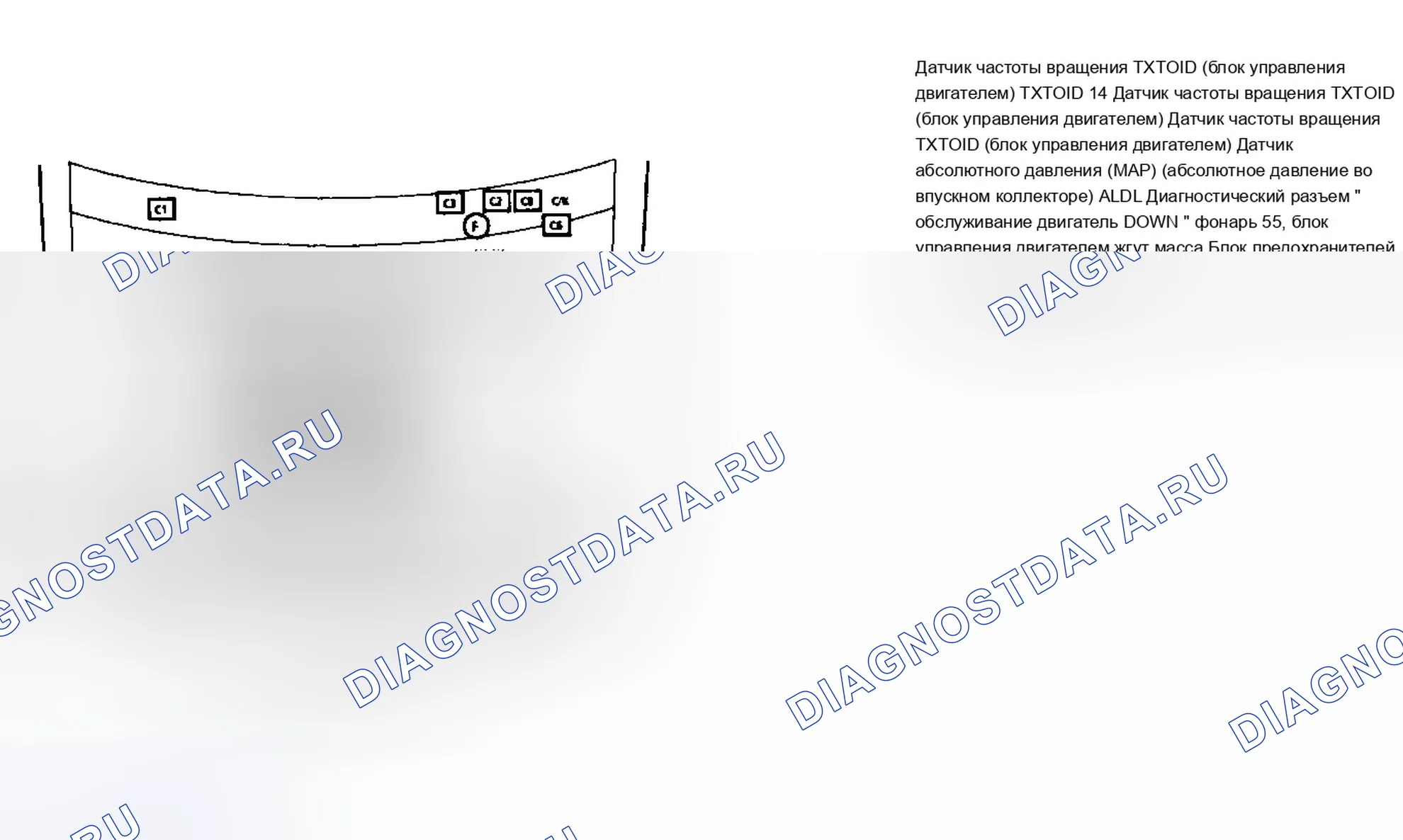 Рис. 3: Расположение компонентов (3 из 11). Chevrolet Cab & Chassis V3500 
