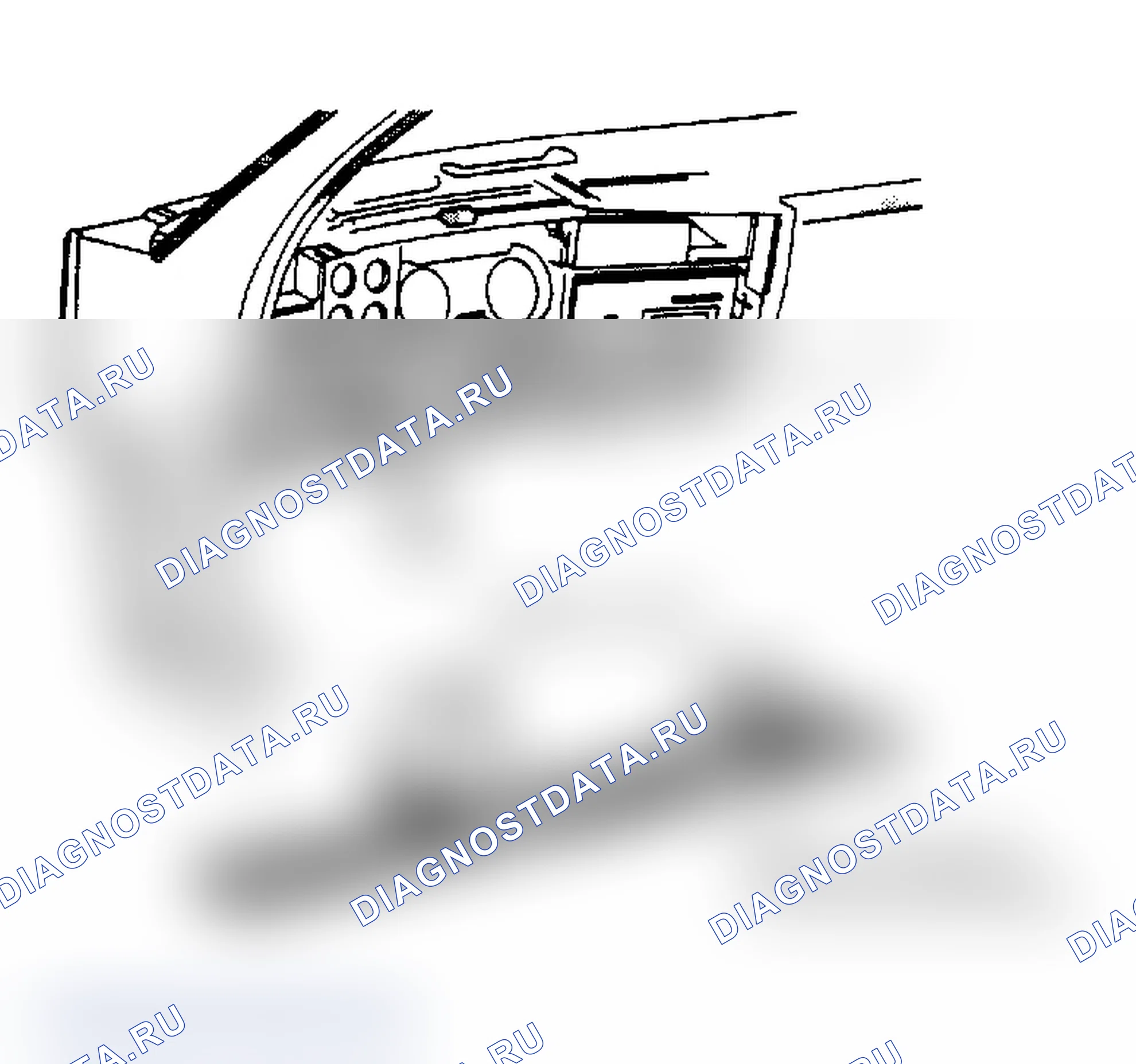 Рис. 3: Расположение компонентов (3 из 5). Chrysler Fifth Avenue I