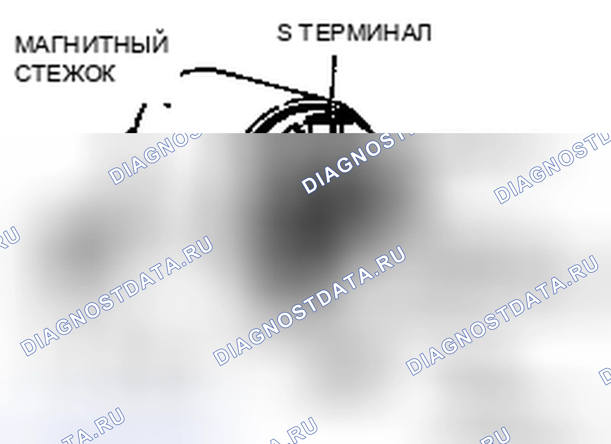 Рис. 13: <<A>> ДЕМОНТАЖ МАГНИТНОГО ВЫКЛЮЧАТЕЛЯ. Mitsubishi Lancer Ralliart X рестайлинг