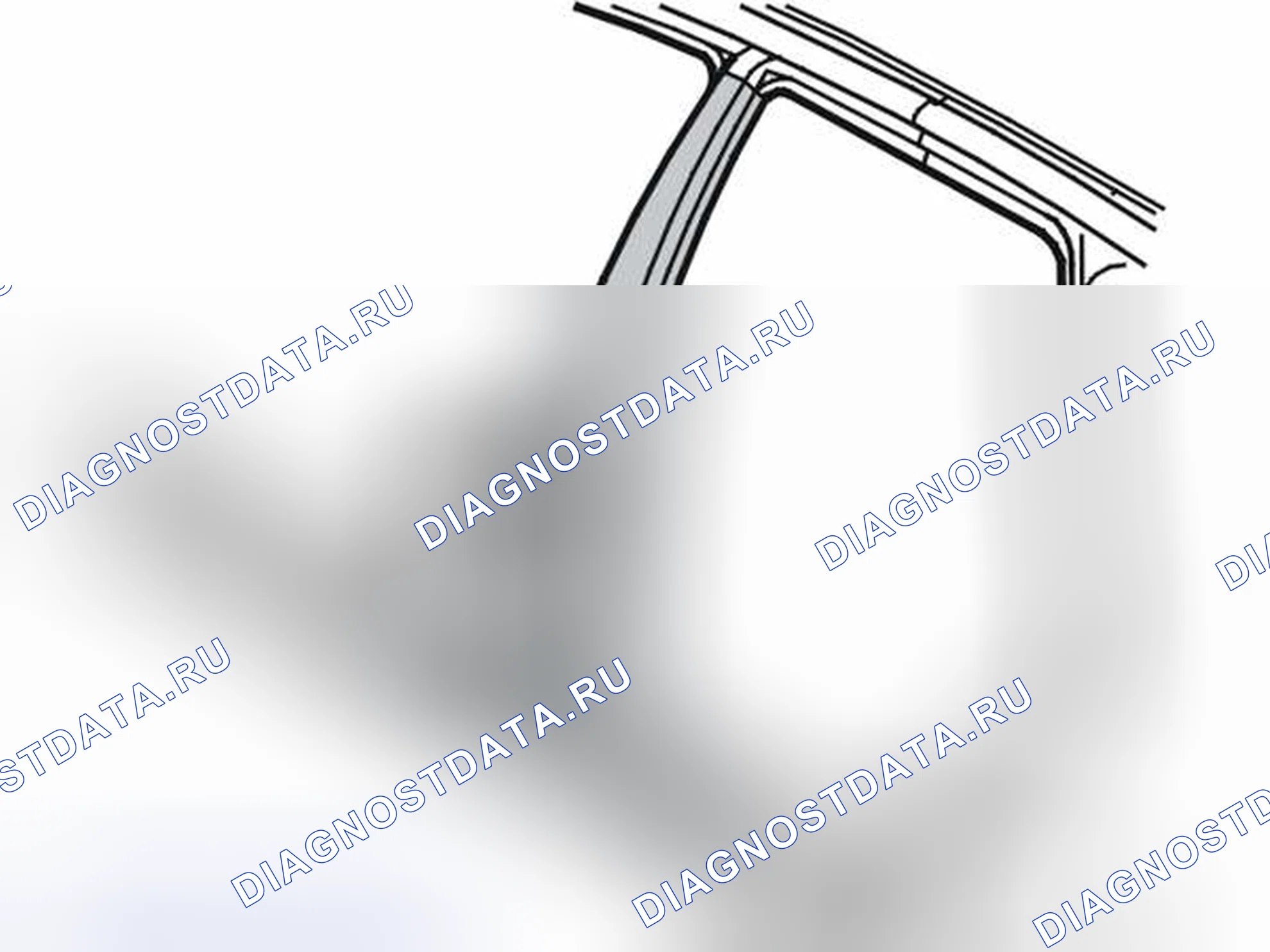 Рис. 164: Снятие внешней B-стойки. Volvo V40 I рестайлинг