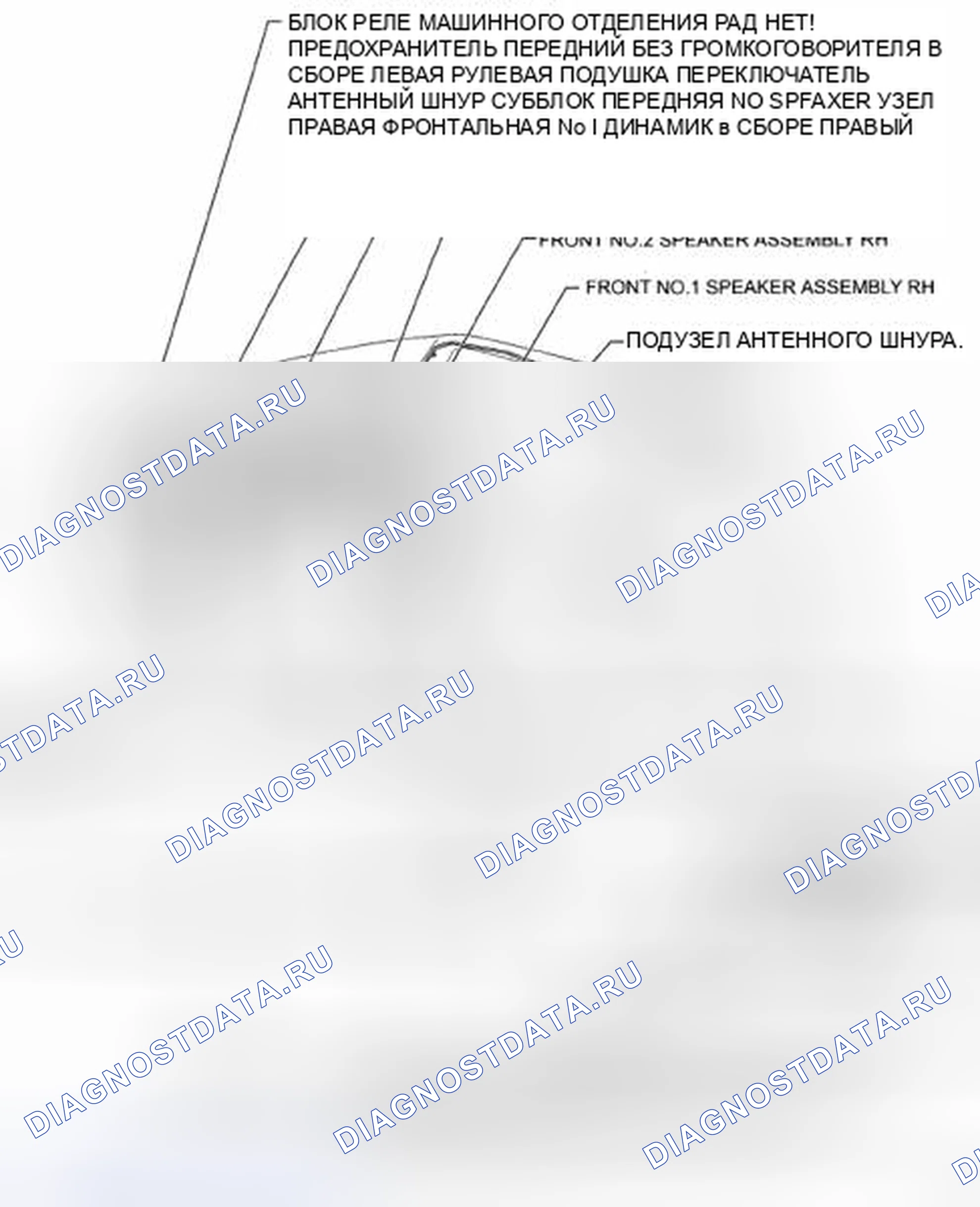 Рис. 1: РАСПОЛОЖЕНИЕ ДЕТАЛЕЙ. Kia Soul II рестайлинг
