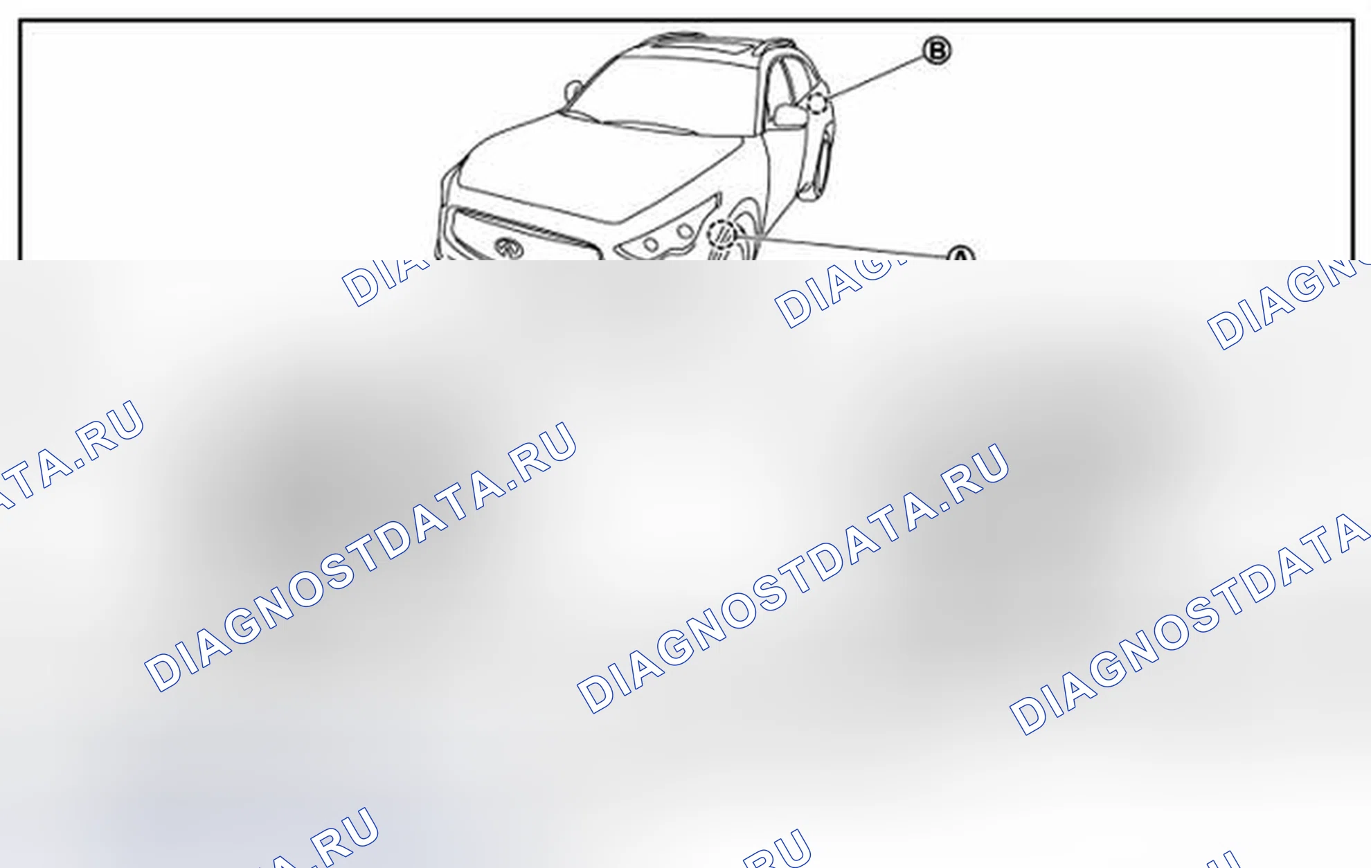 Рис. 13: Расположение компонентов. Infiniti FX37 II рестайлинг