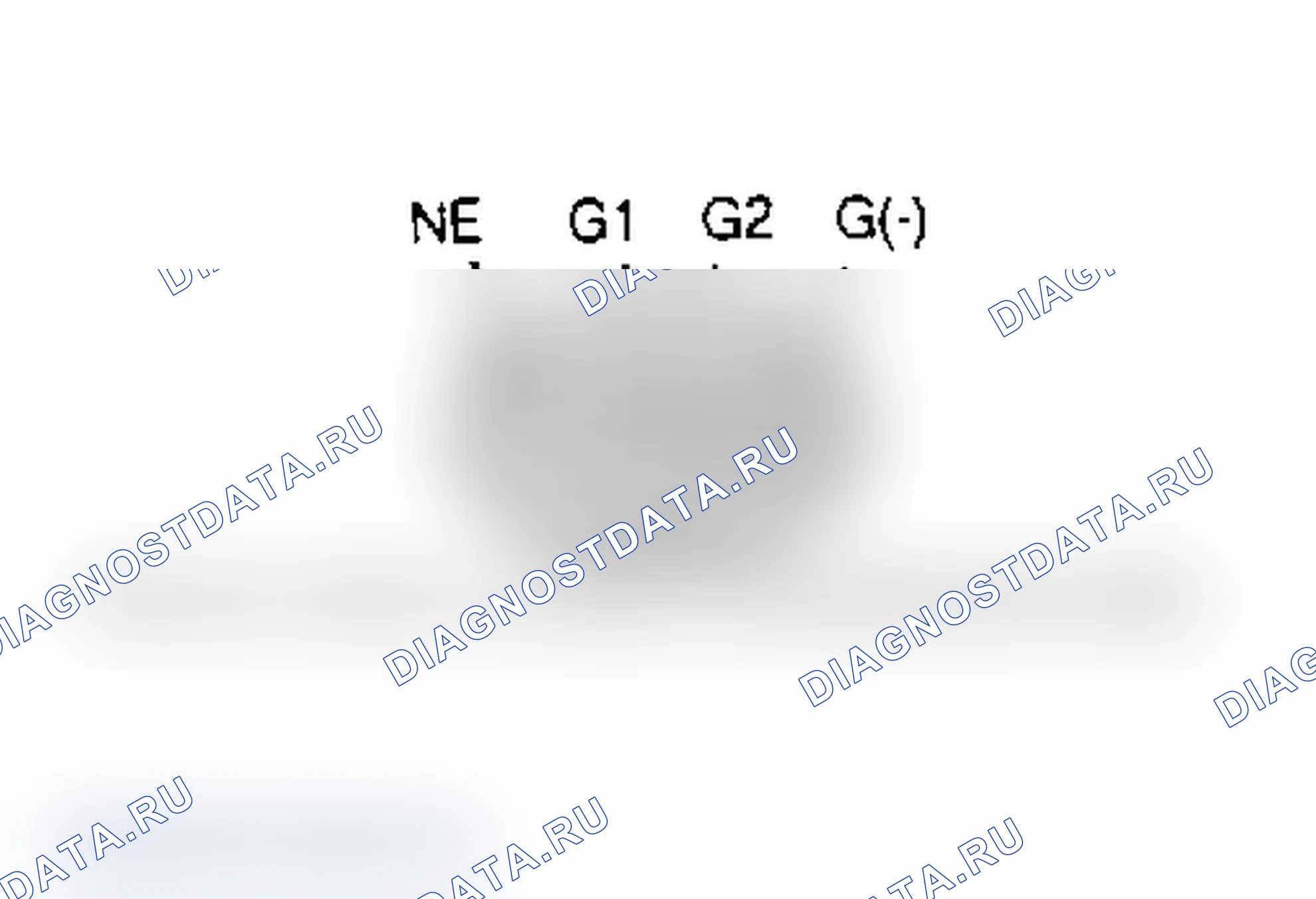 Рис. 18: Разъем катушки датчика ID (Celica 2.0L, MR2 2.0L и Previa) Toyota Motor Sales, США, Inc.. Toyota Celica T180