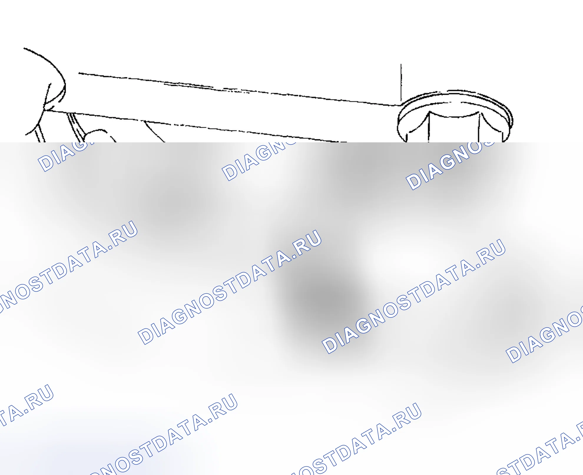 Рис. 58: Регулировка колодок стояночного тормоза и накладки. Ford Pickup F250 Super Duty I