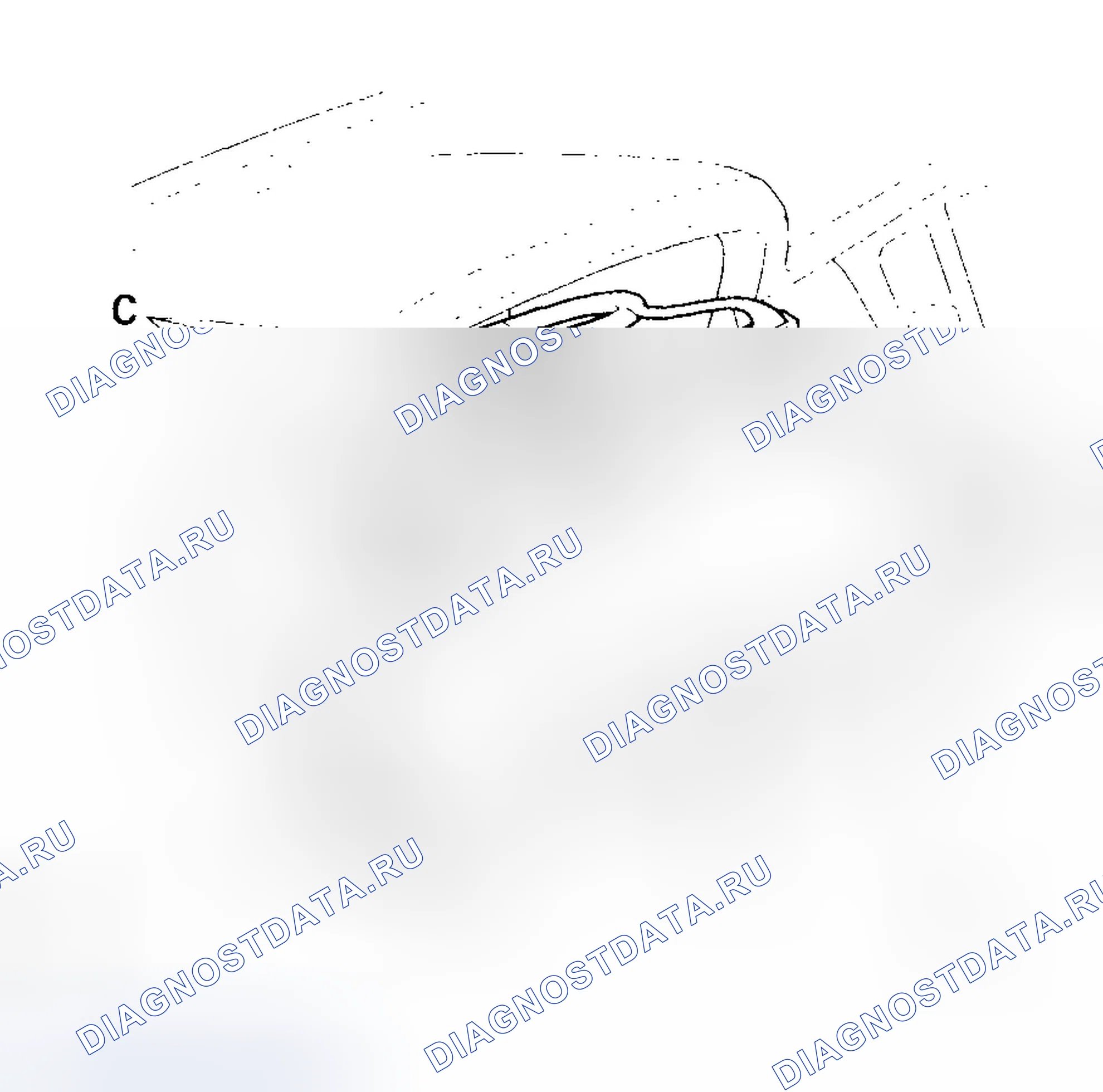 Рис. 9: Замена датчика в сборе. Honda Pilot I