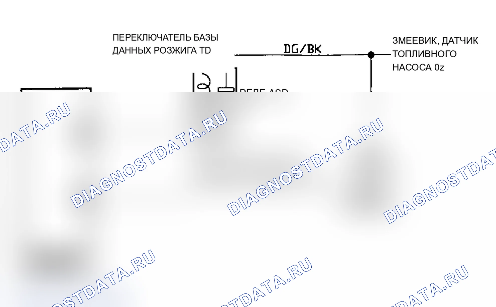 Рис. 176: DR19. Принципиальная схема. Dodge Dynasty I