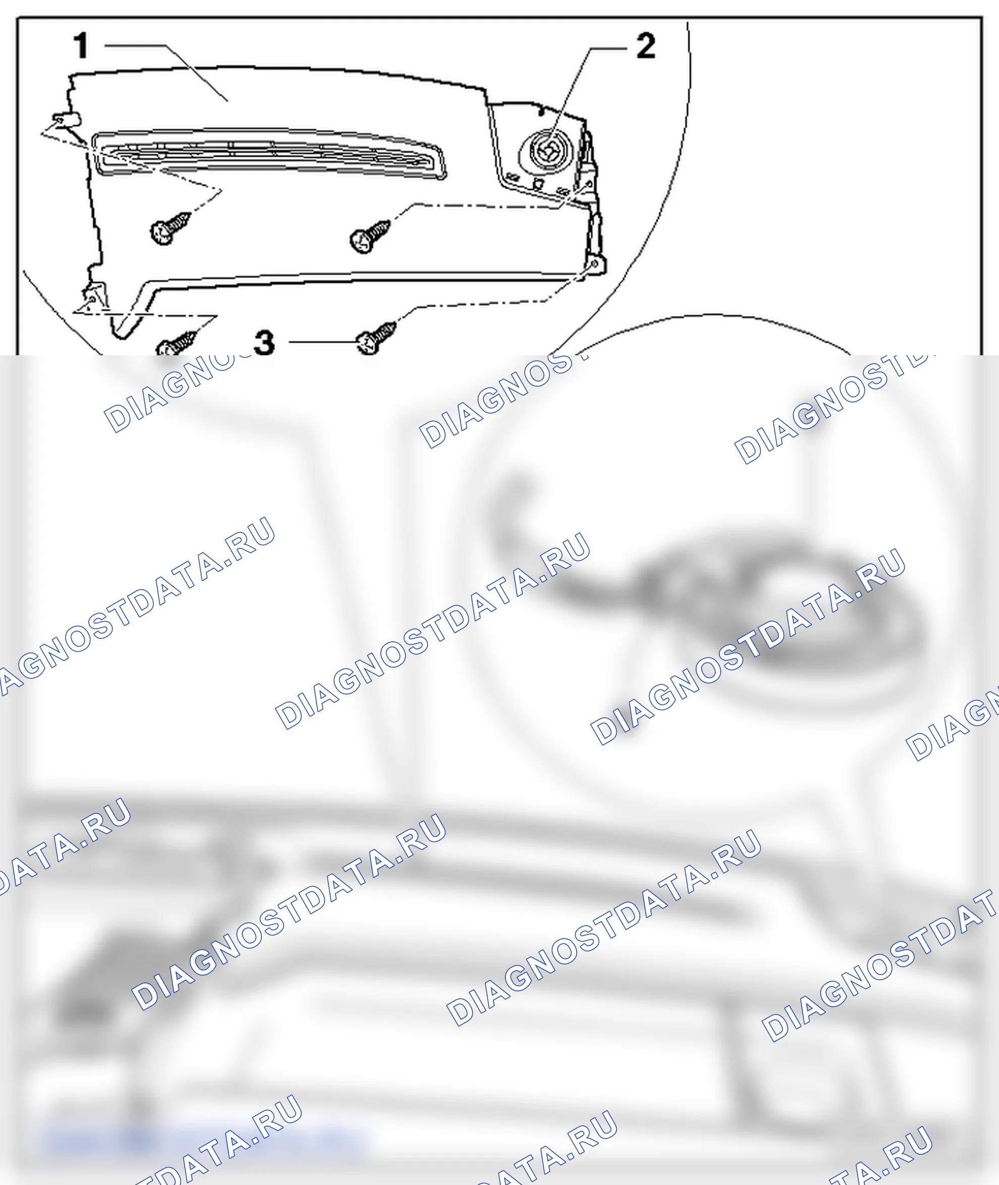 Накладки, кожухи и декоративные щитки. Volkswagen Crafter I